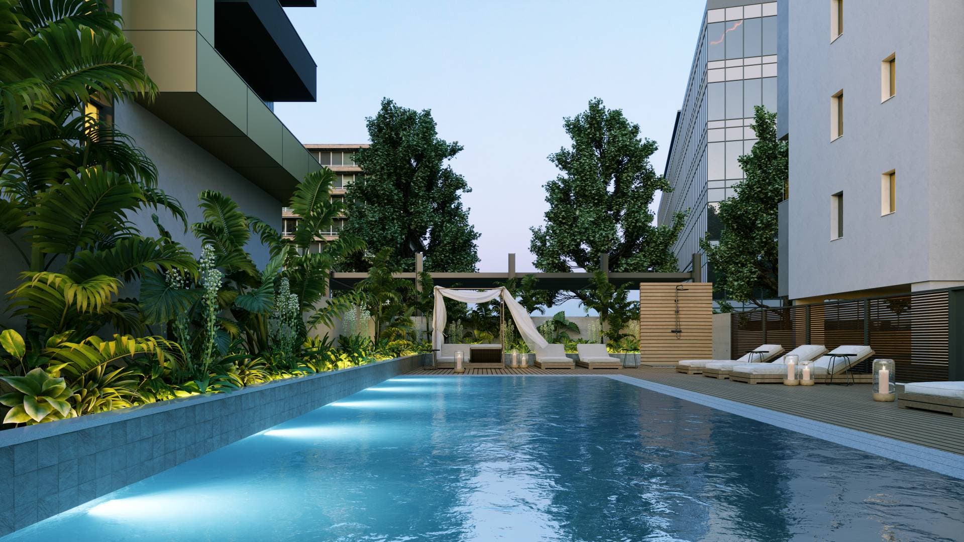 2-bedrooms apartments in Limassol, Cyprus.
