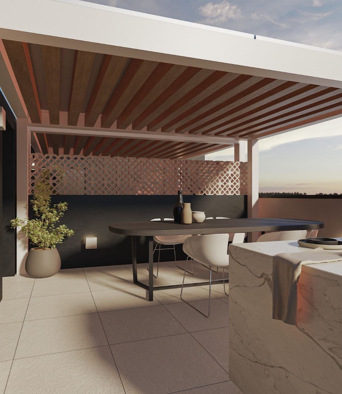 2-bedrooms apartments in Limassol, Cyprus.