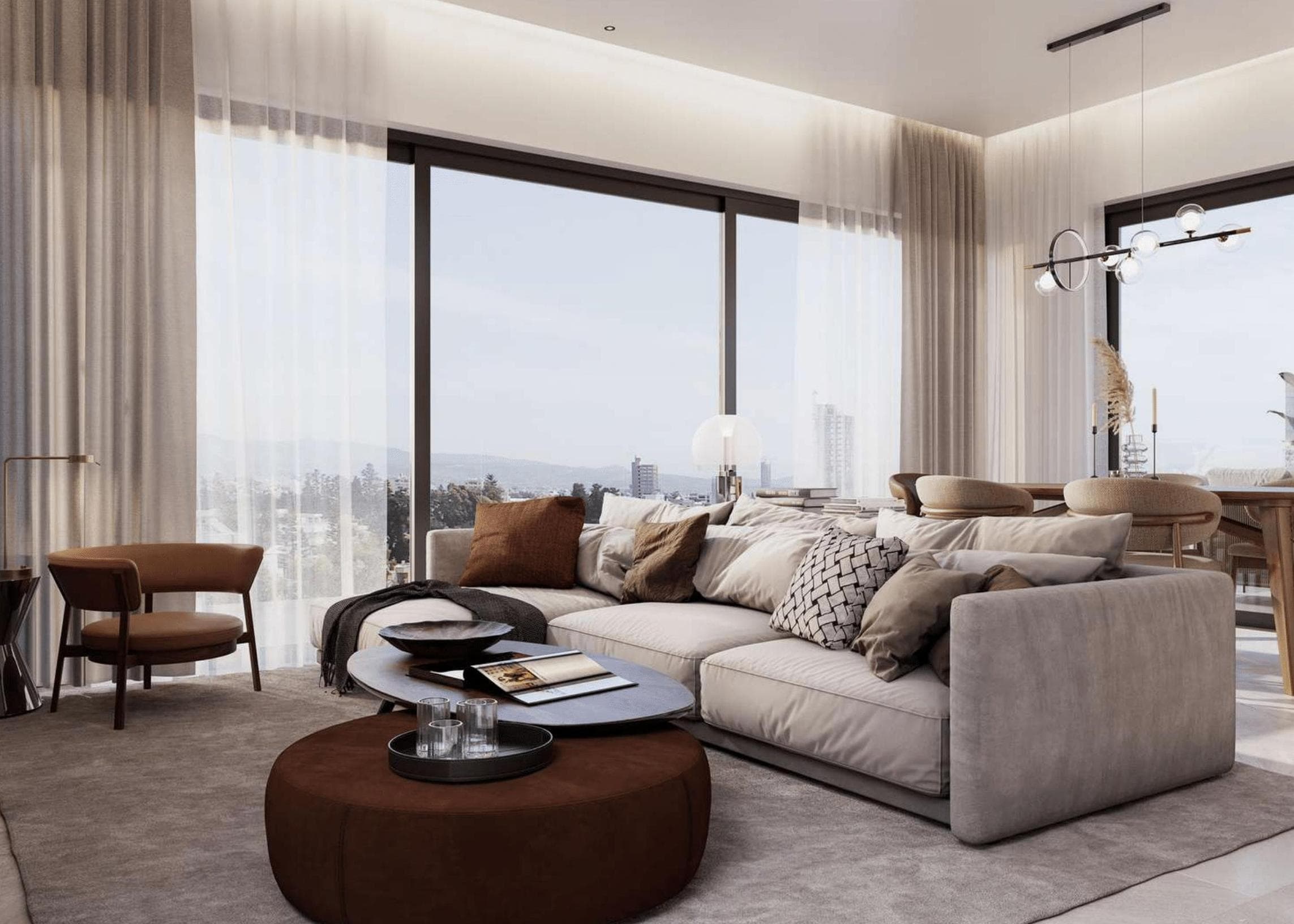 2-bedrooms apartments in Limassol, Cyprus.