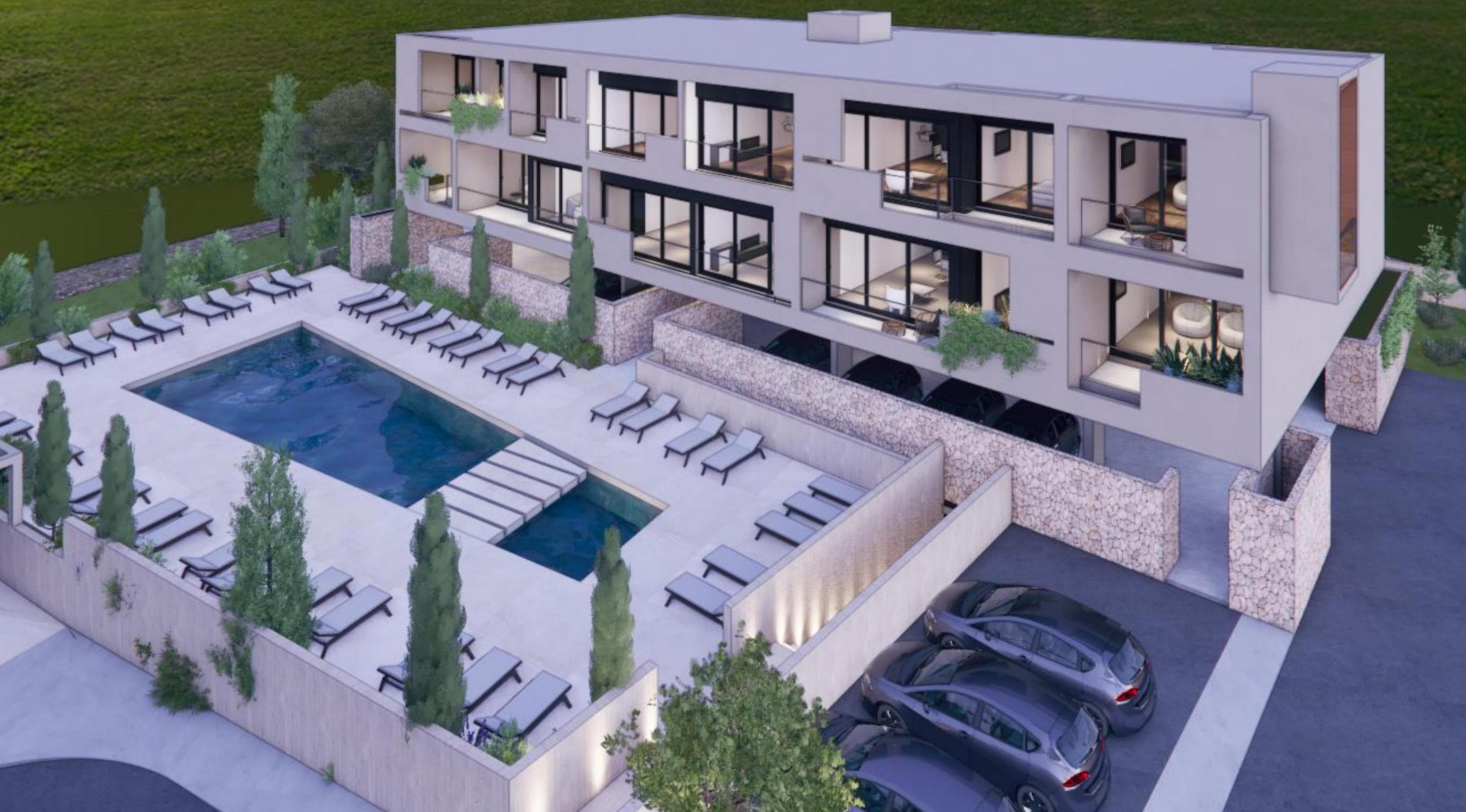 1-bedrooms apartments in Paphos, Cyprus.