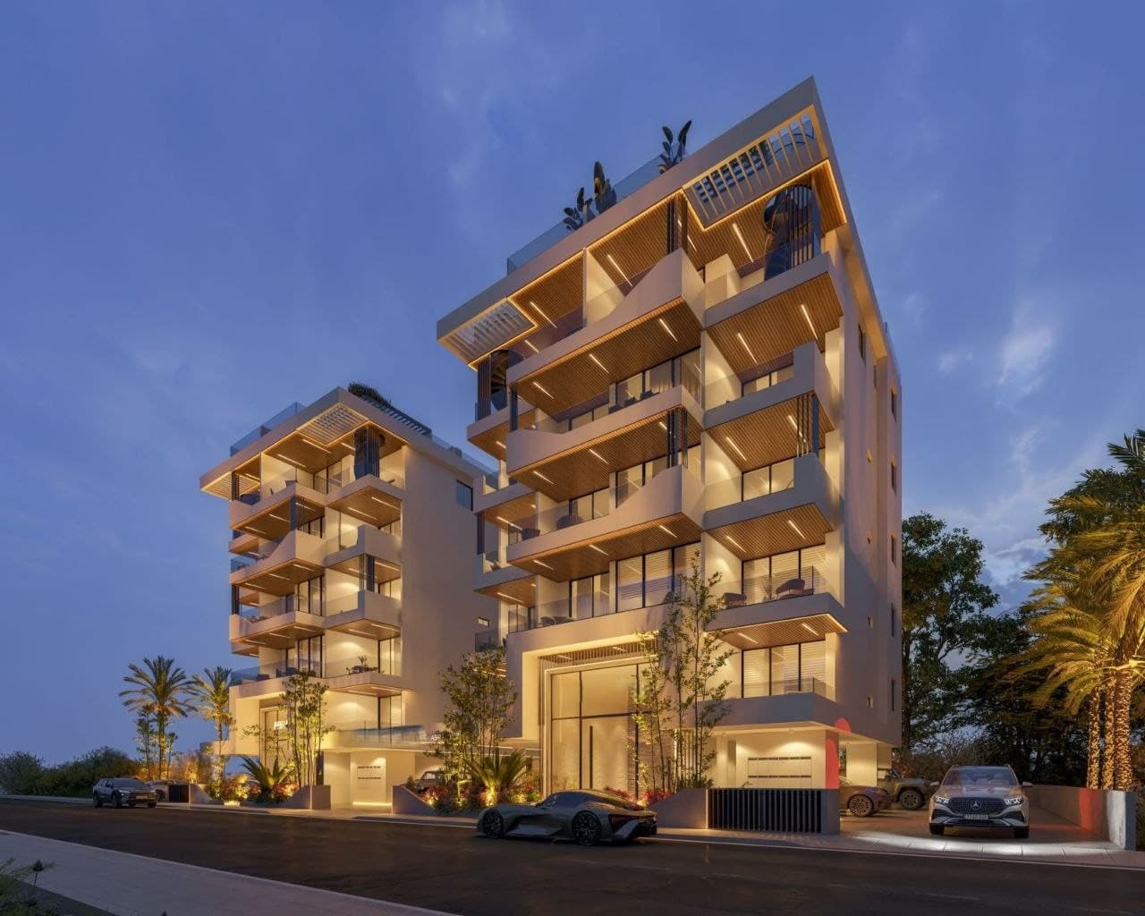 1-bedrooms apartments in Larnaca, Cyprus.