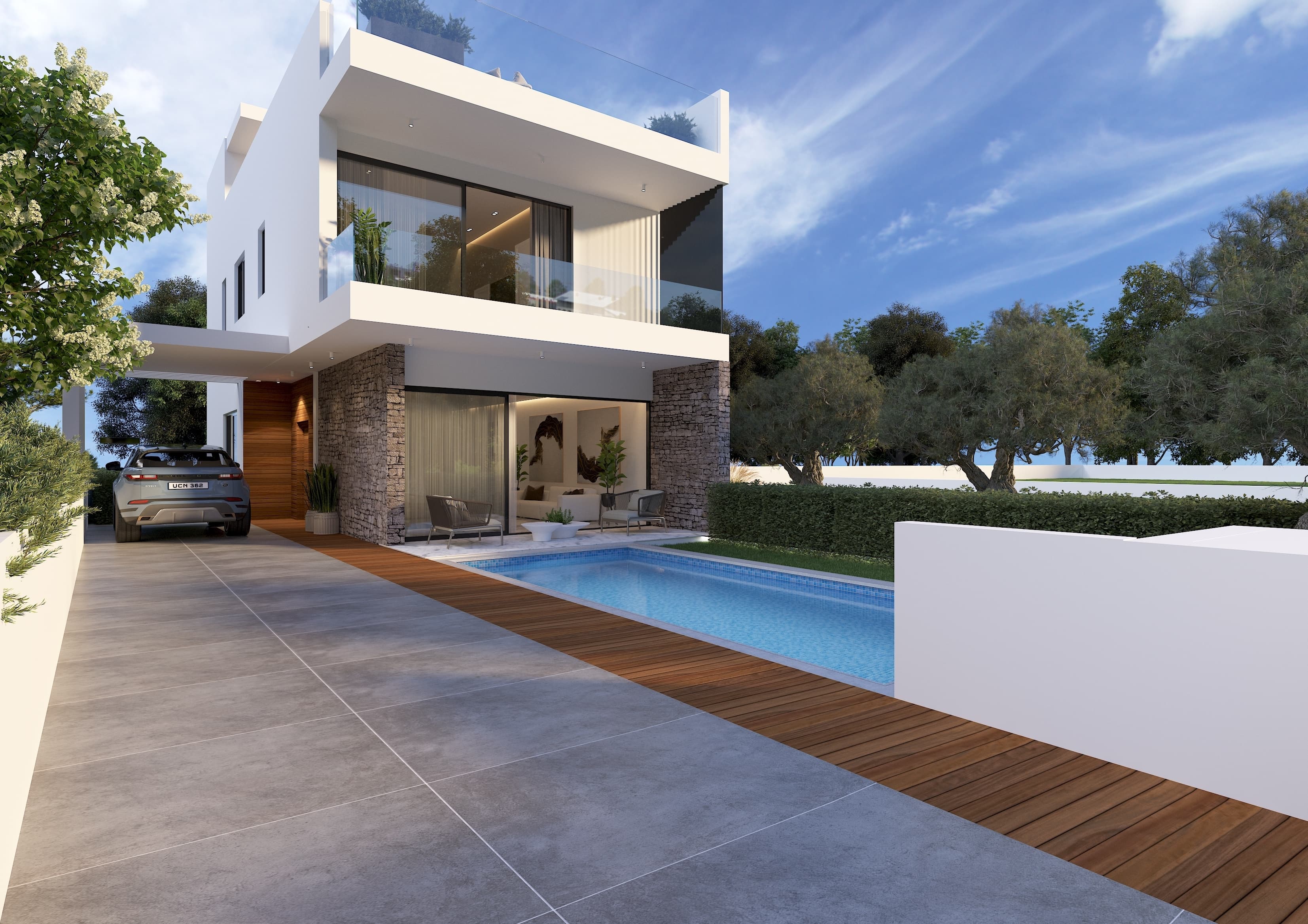 3-bedrooms house in Paphos, Cyprus.