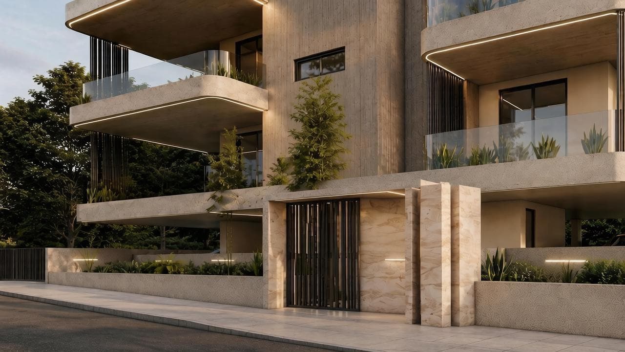 2-bedrooms apartments in Limassol, Cyprus.