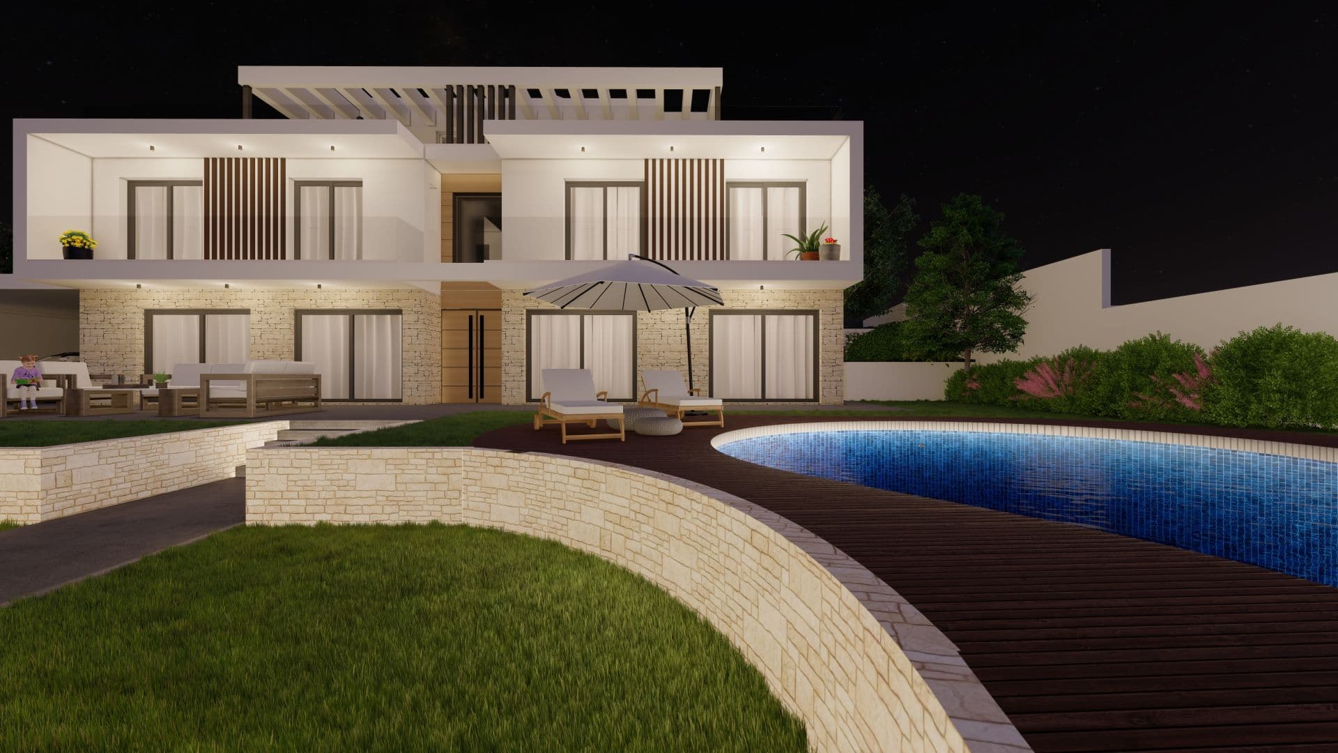 4-bedrooms house in Limassol, Cyprus.