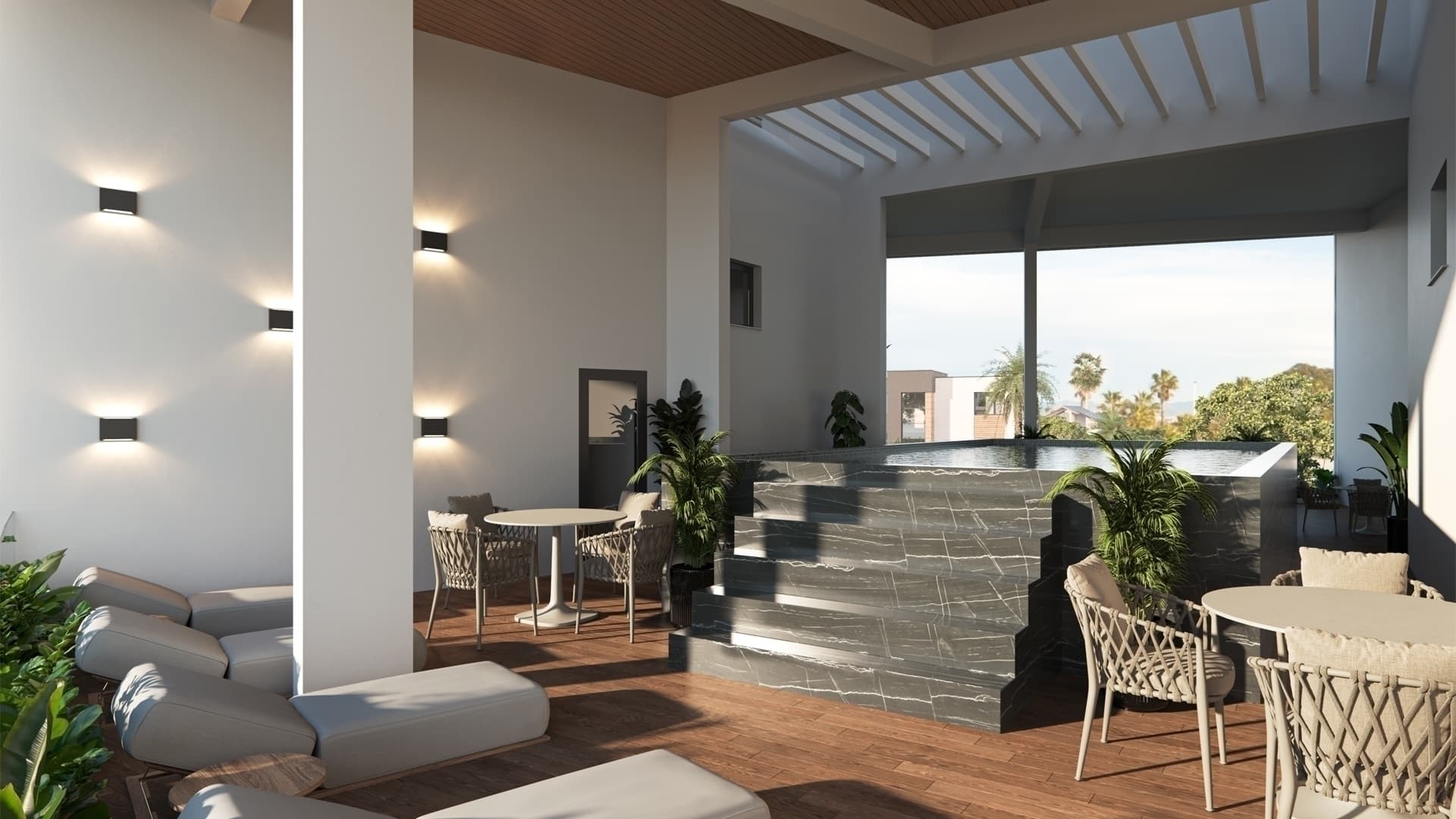 2-bedrooms apartments in Larnaca, Cyprus.
