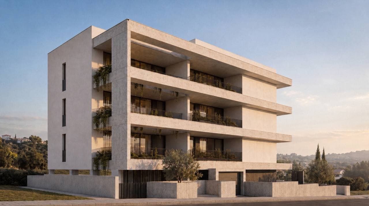 2-bedrooms apartments in Limassol, Cyprus.