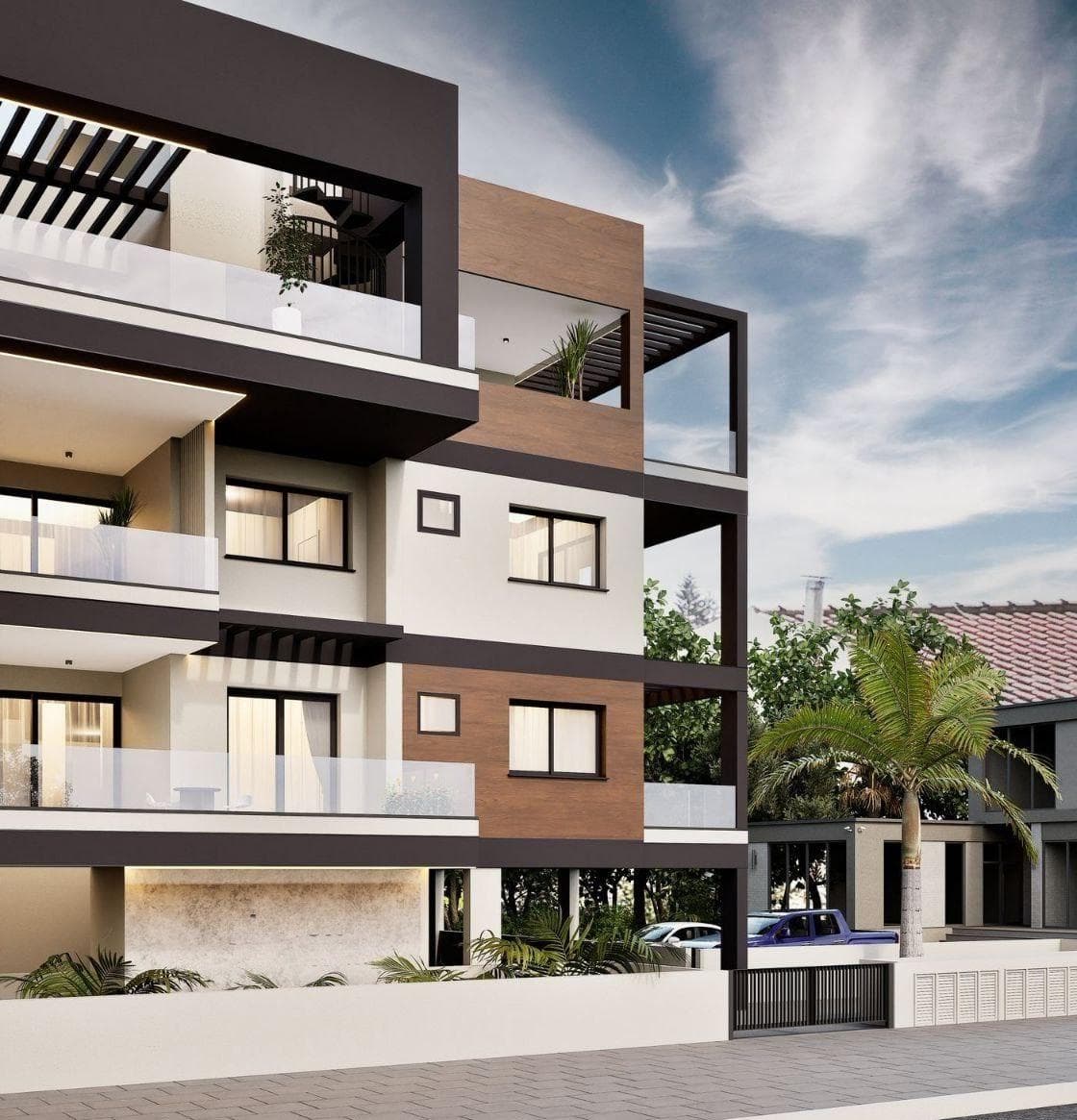 2-bedrooms apartments in Limassol, Cyprus.