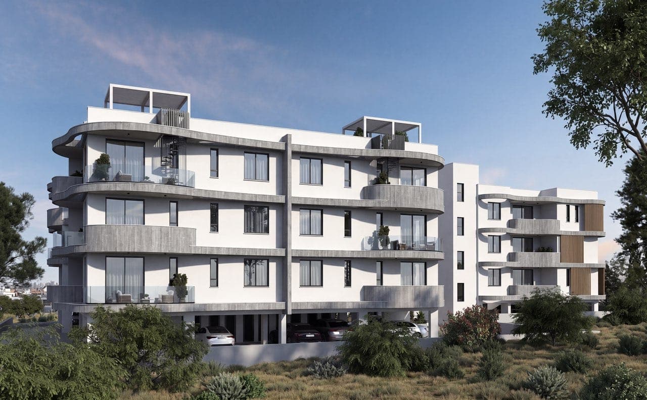 2-bedrooms apartments in Paphos, Cyprus.