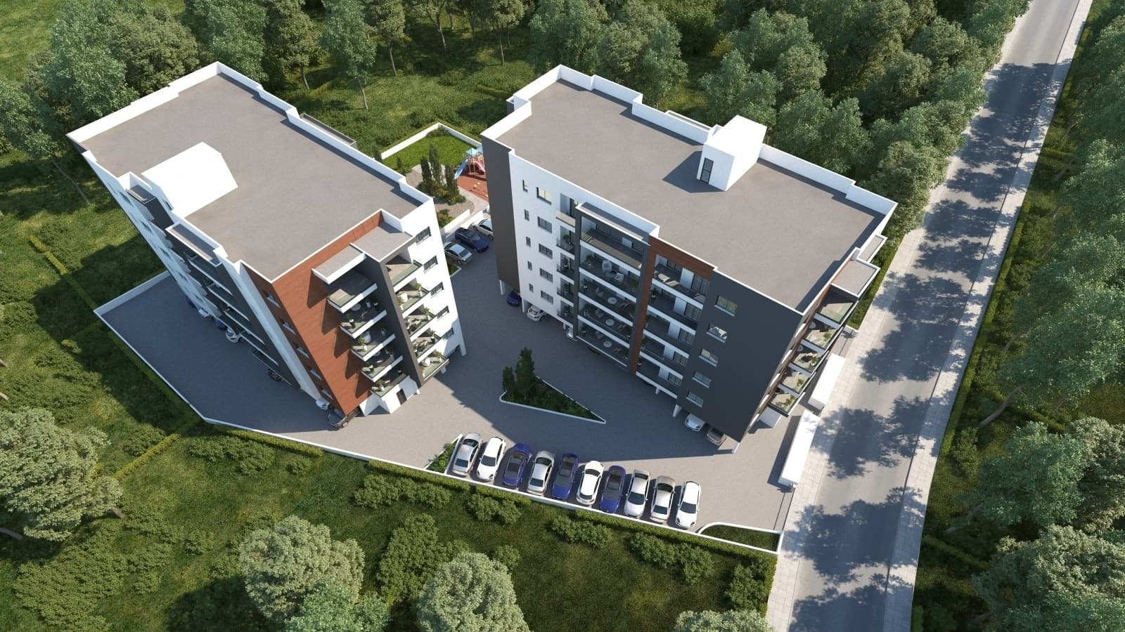 2-bedrooms apartments in Limassol, Cyprus.