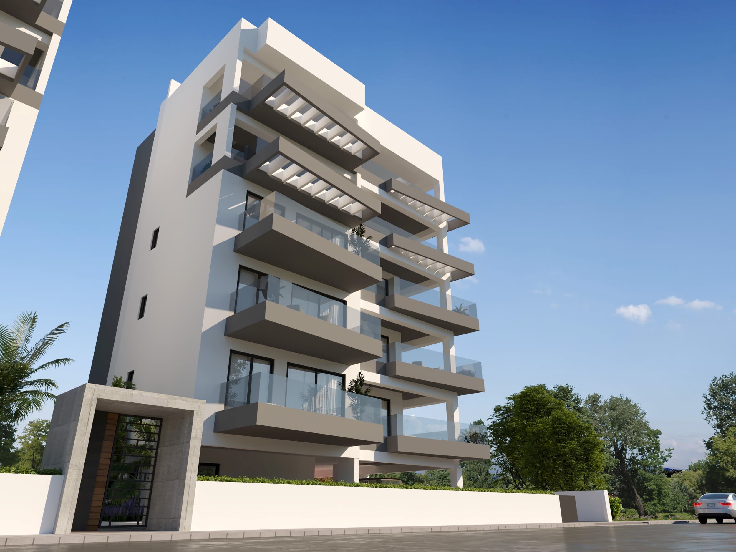 2-bedrooms apartments in Nicosia, Cyprus.