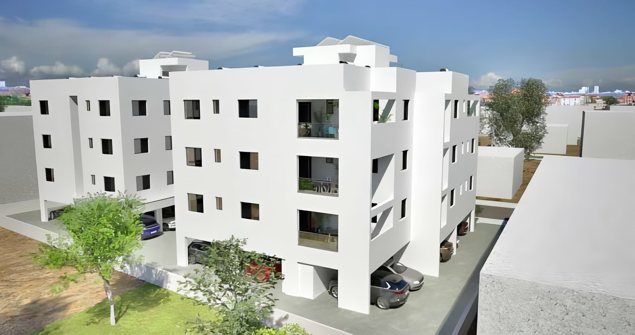 2-bedrooms apartments in Nicosia, Cyprus.