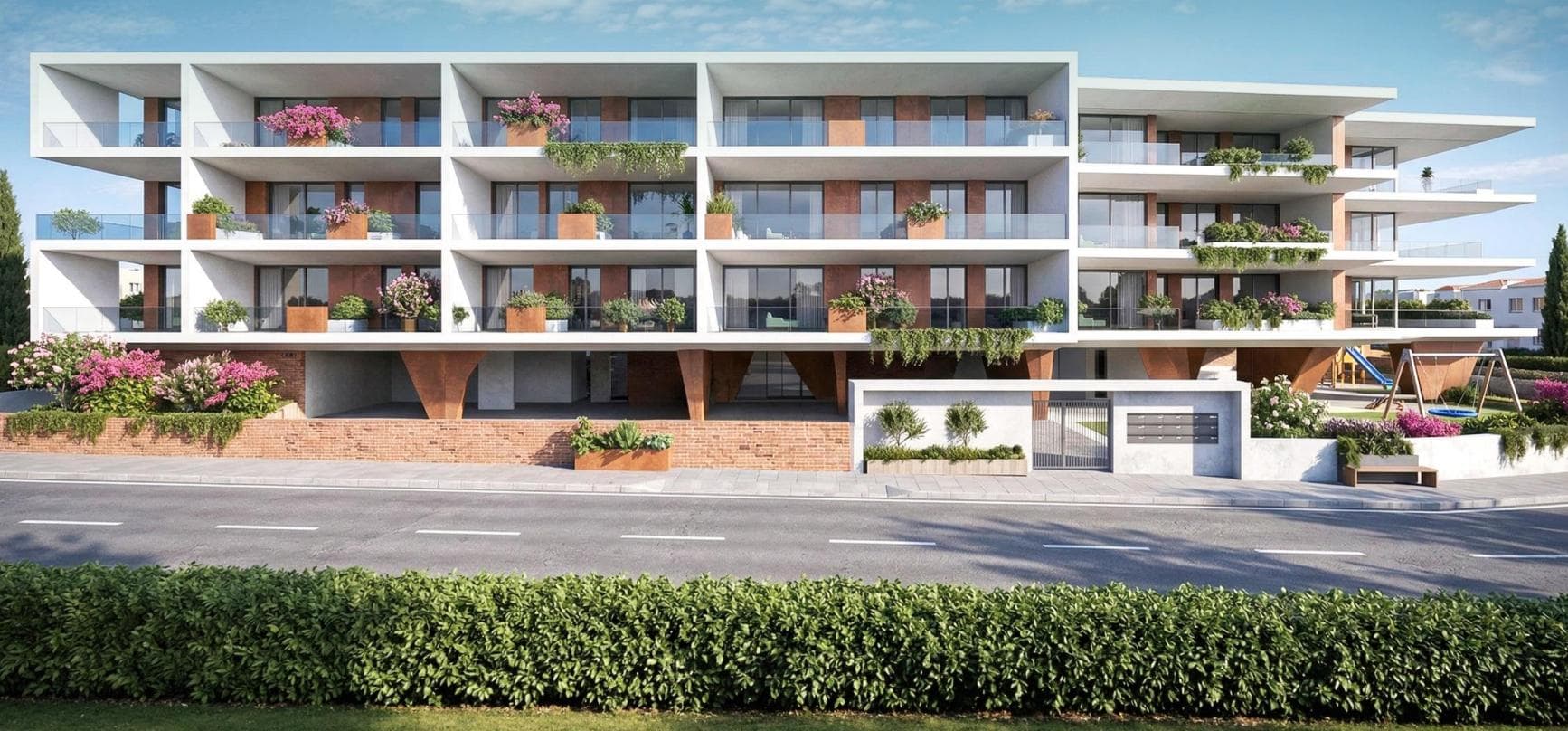 2-bedrooms apartments in Limassol, Cyprus.