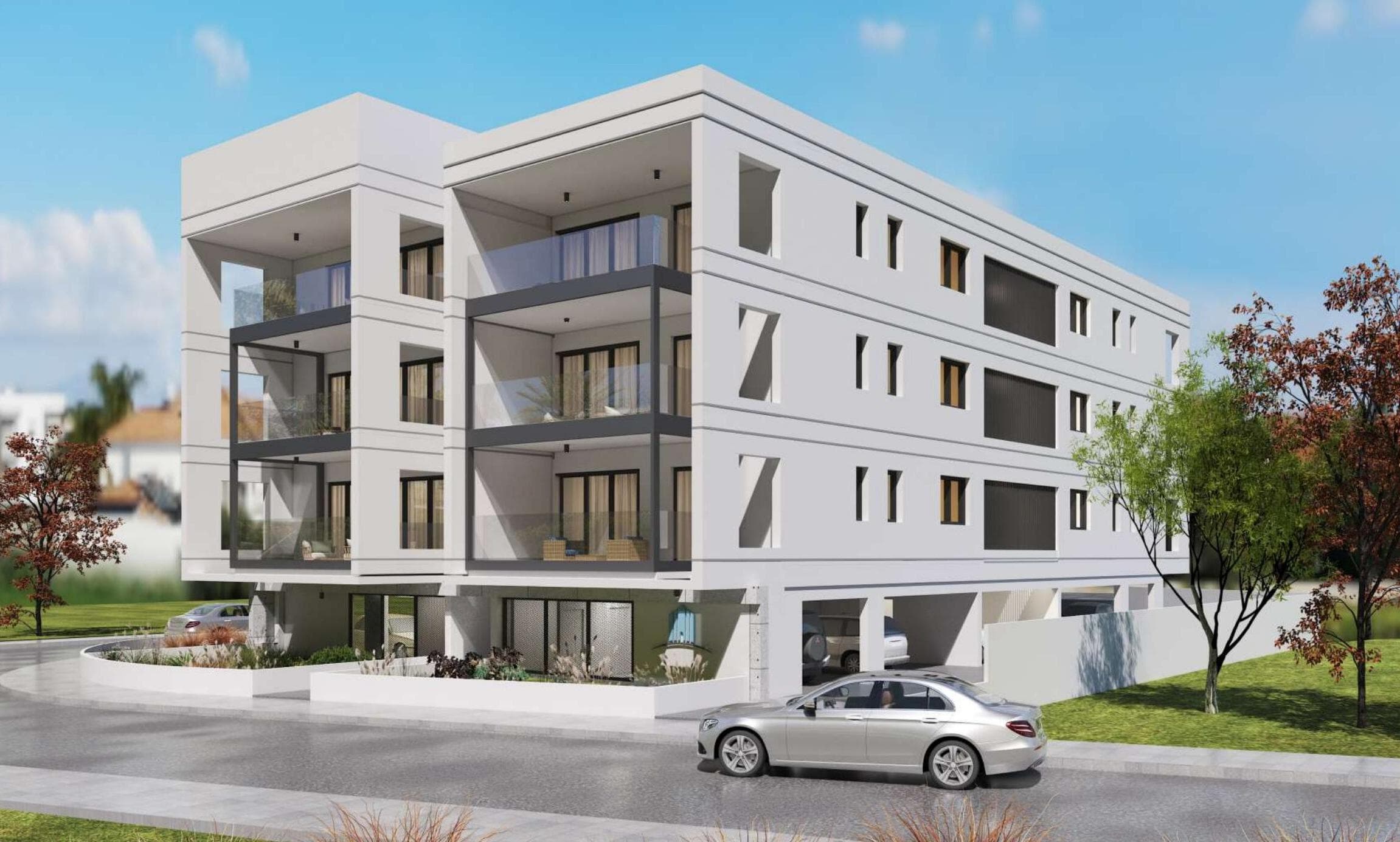 2-bedrooms apartments in Nicosia, Cyprus.