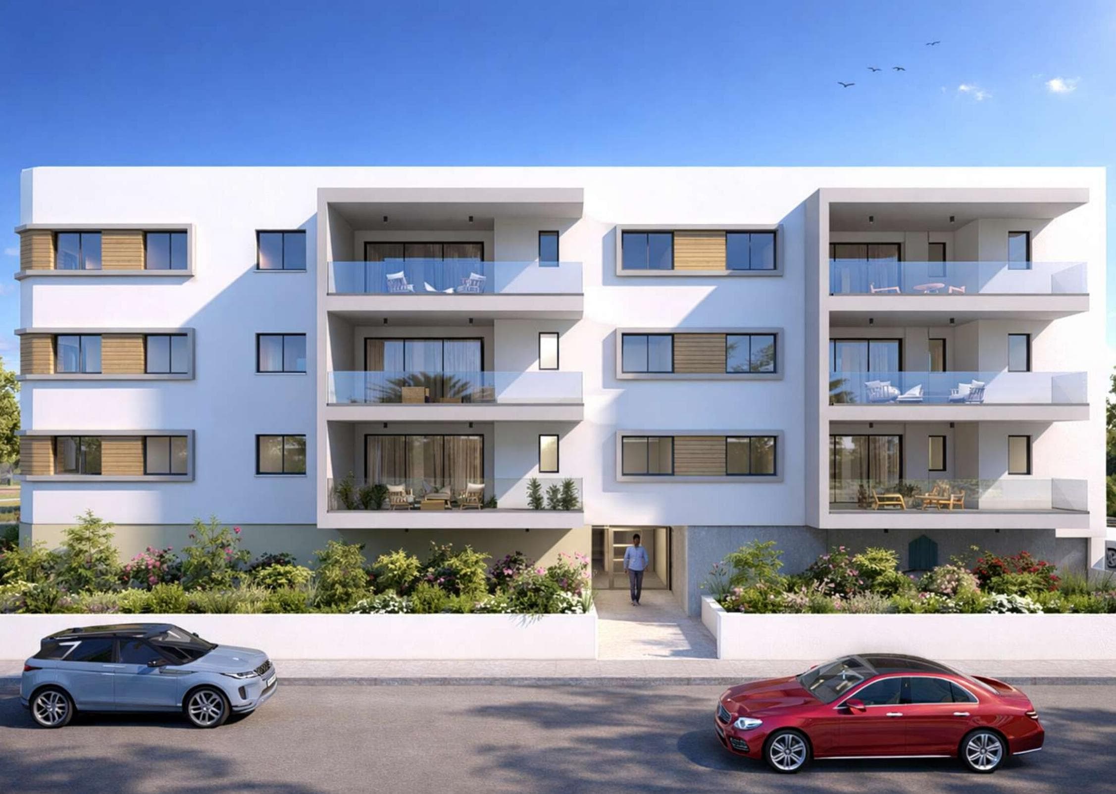 3-bedrooms apartments in Nicosia, Cyprus.