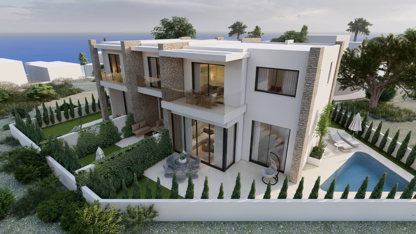 2-bedrooms house in Paphos, Cyprus.