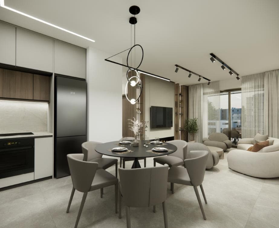 2-bedrooms apartments in Nicosia, Cyprus.