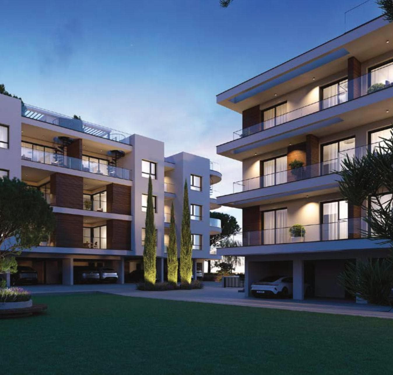 2-bedrooms apartments in Limassol, Cyprus.