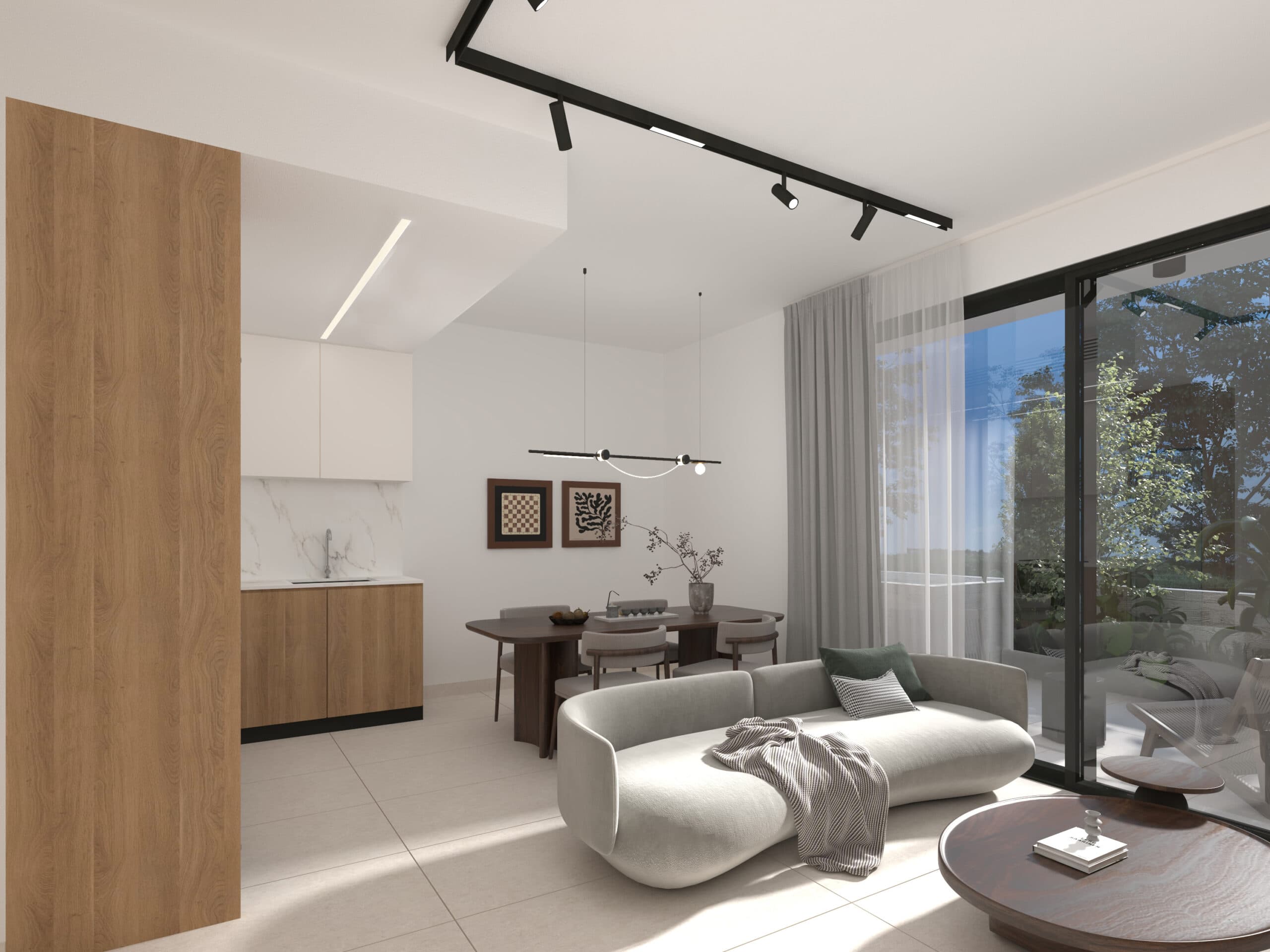2-bedrooms apartments in Nicosia, Cyprus.