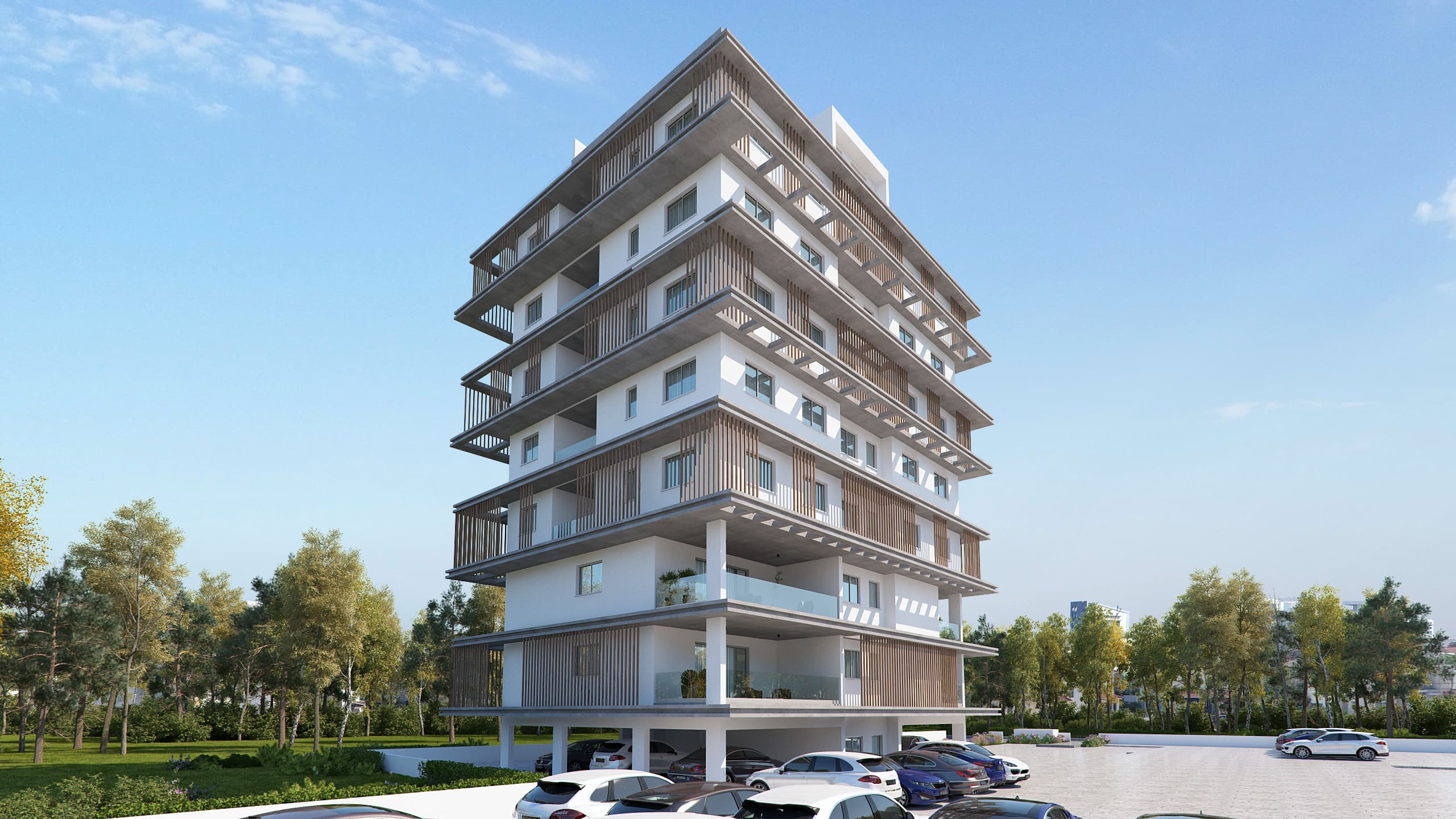 2-bedrooms apartments in Larnaca, Cyprus.