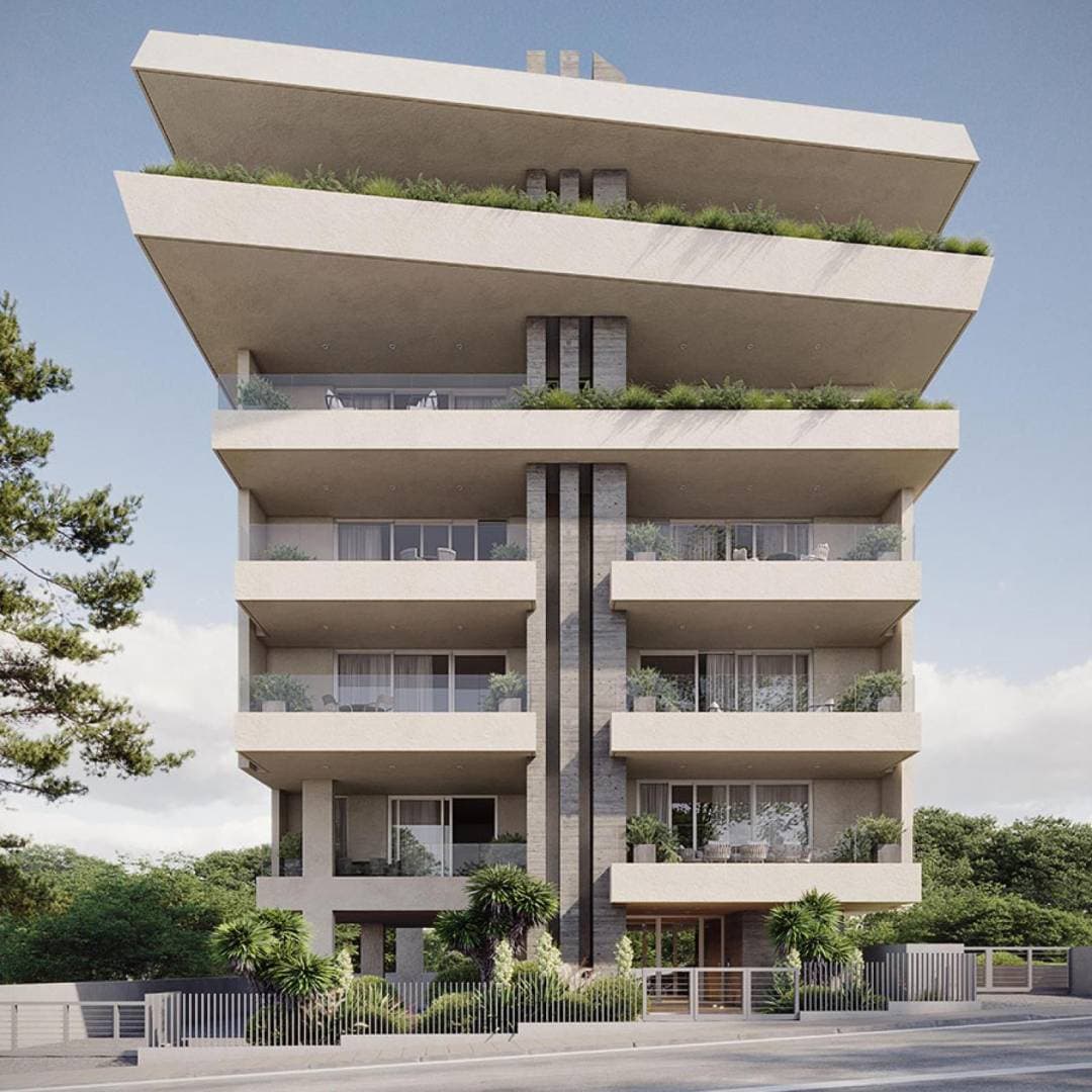 2-bedrooms apartments in Nicosia, Cyprus.