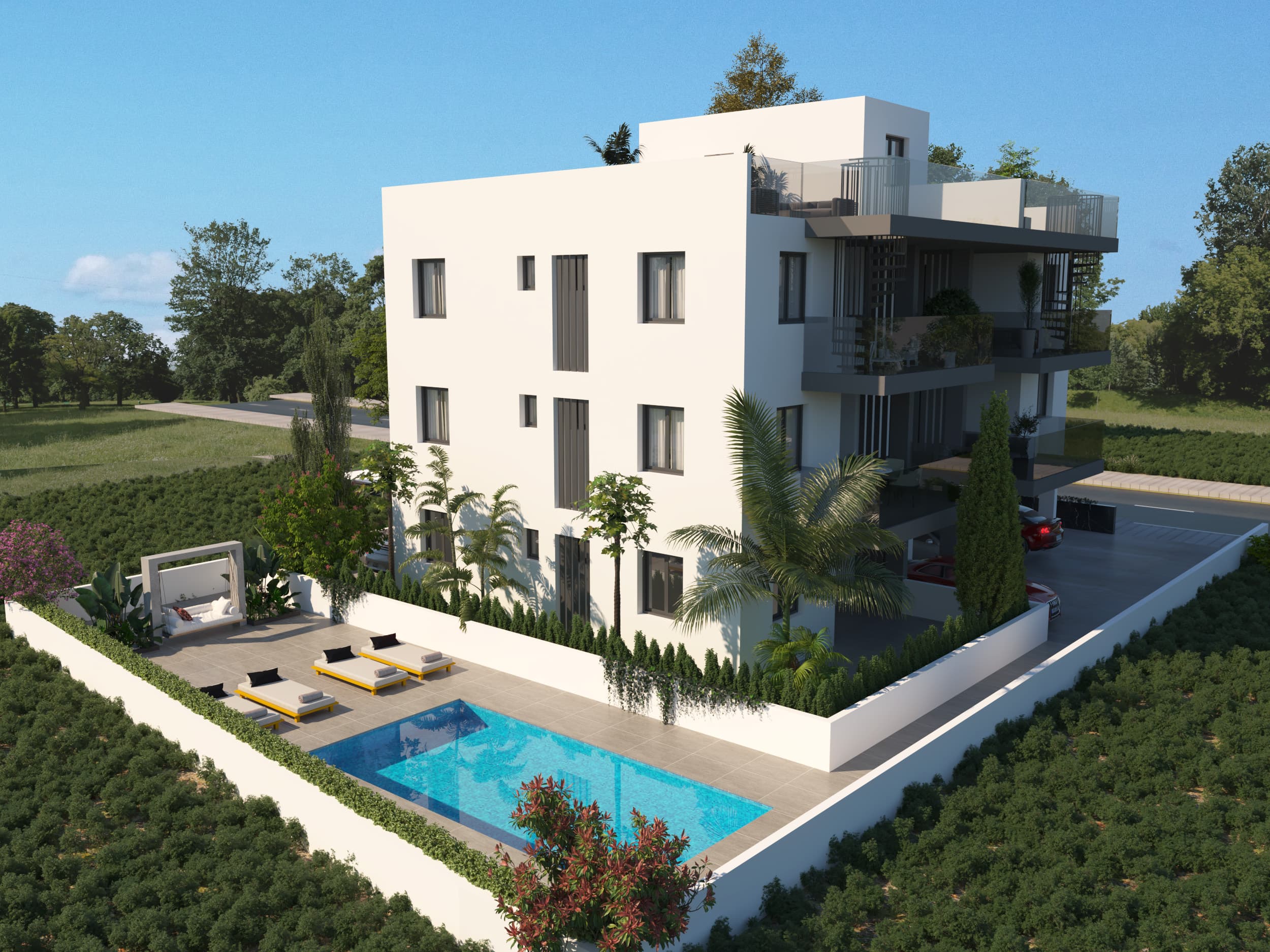 2-bedrooms apartments in Famagusta, Cyprus.