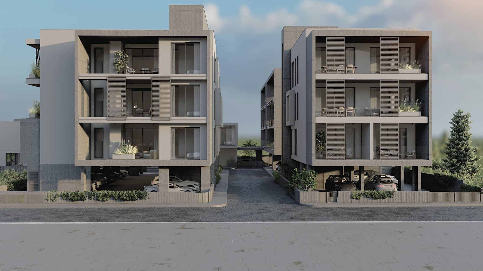 2-bedrooms apartments in Paphos, Cyprus.