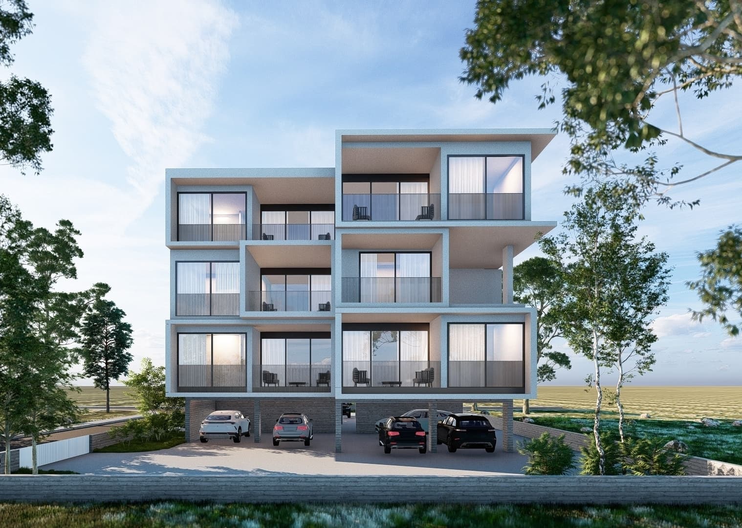 2-bedrooms apartments in Paphos, Cyprus.