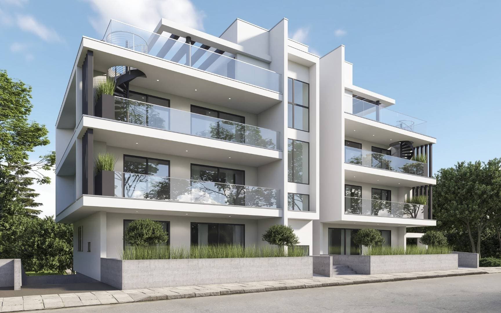 2-bedrooms apartments in Nicosia, Cyprus.