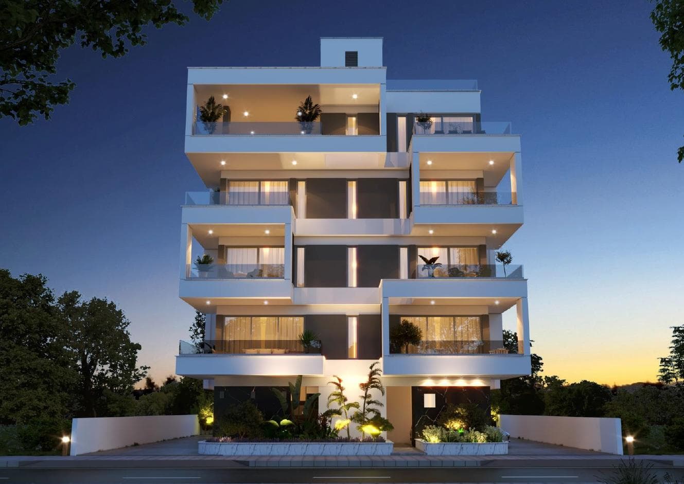 2-bedrooms apartments in Larnaca, Cyprus.
