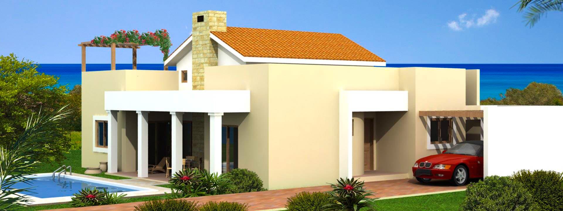 3-bedrooms house in Limassol, Cyprus.