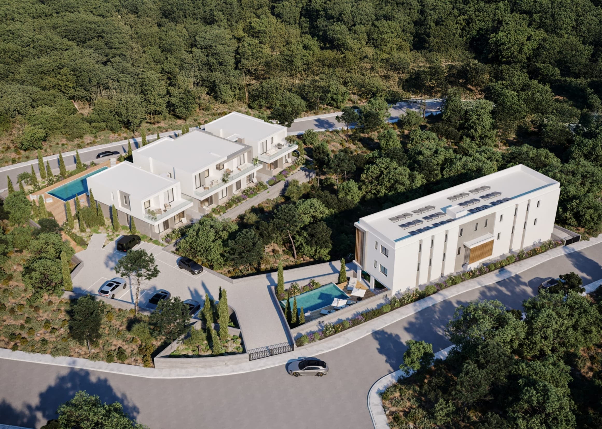 2-bedrooms apartments in Paphos, Cyprus.