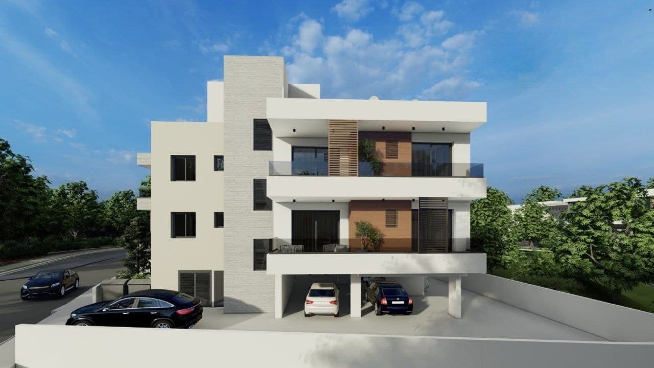 2-bedrooms apartments in Nicosia, Cyprus.