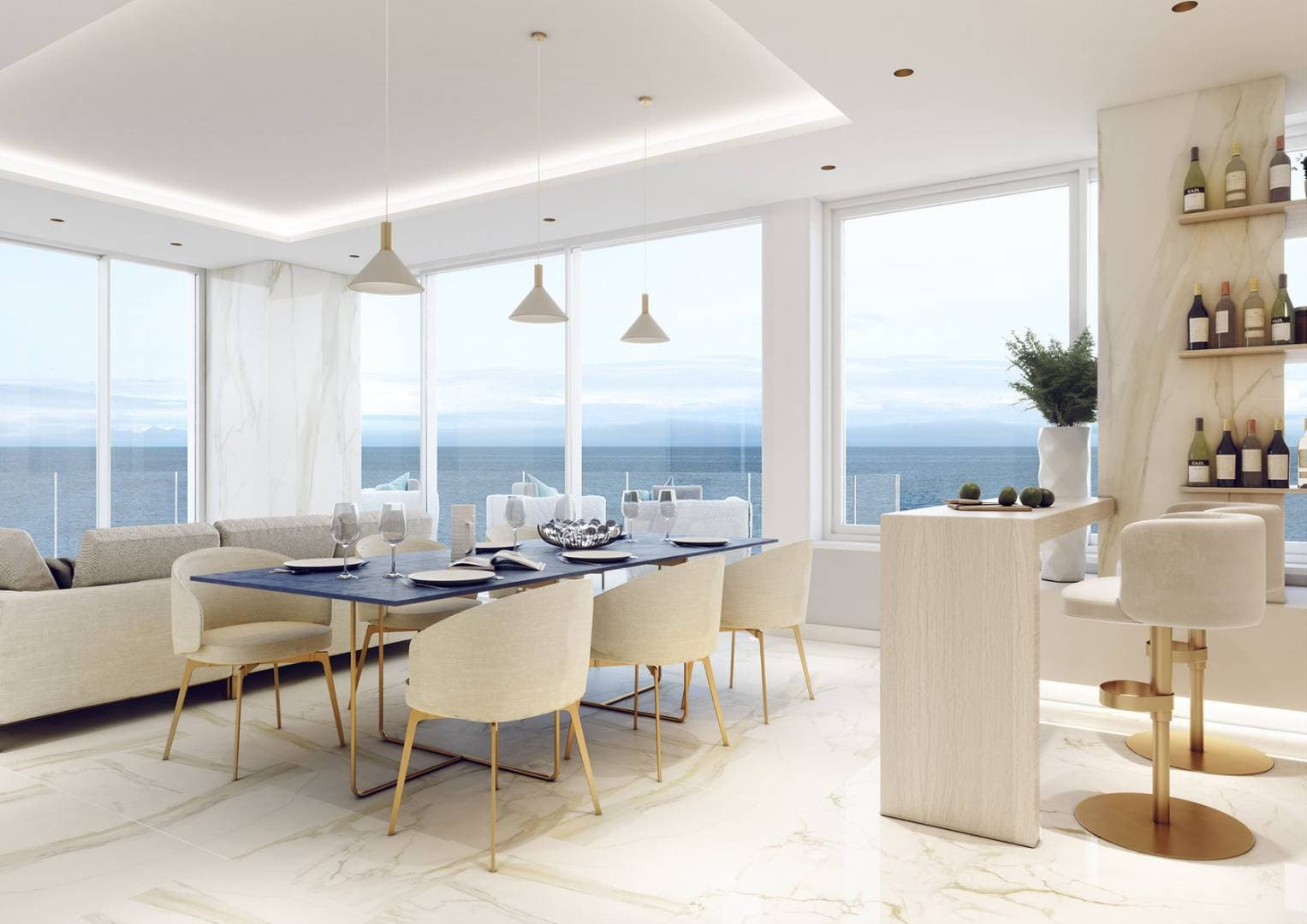4-bedrooms apartments in Limassol, Cyprus.