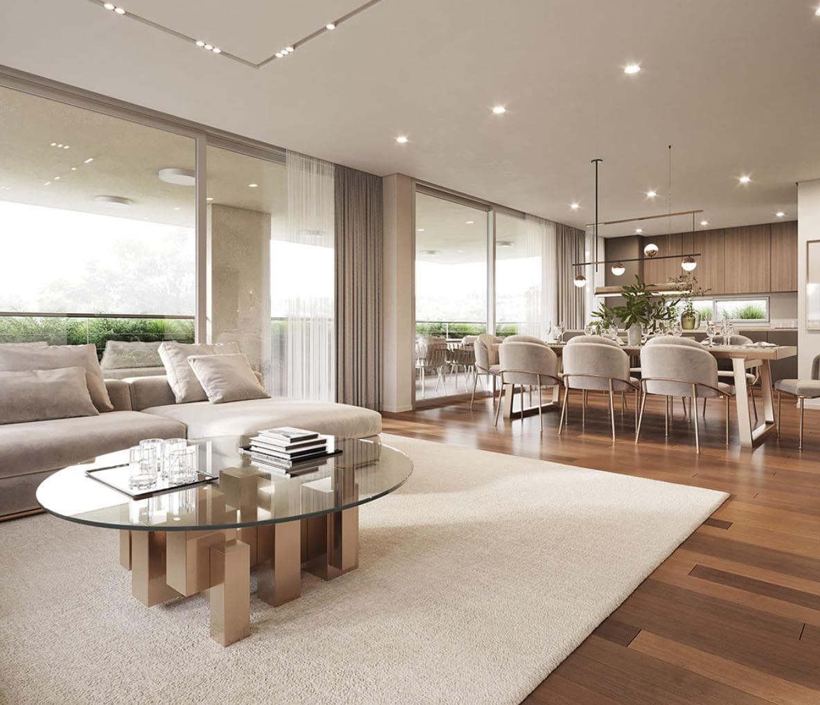 3-bedrooms apartments in Nicosia, Cyprus.