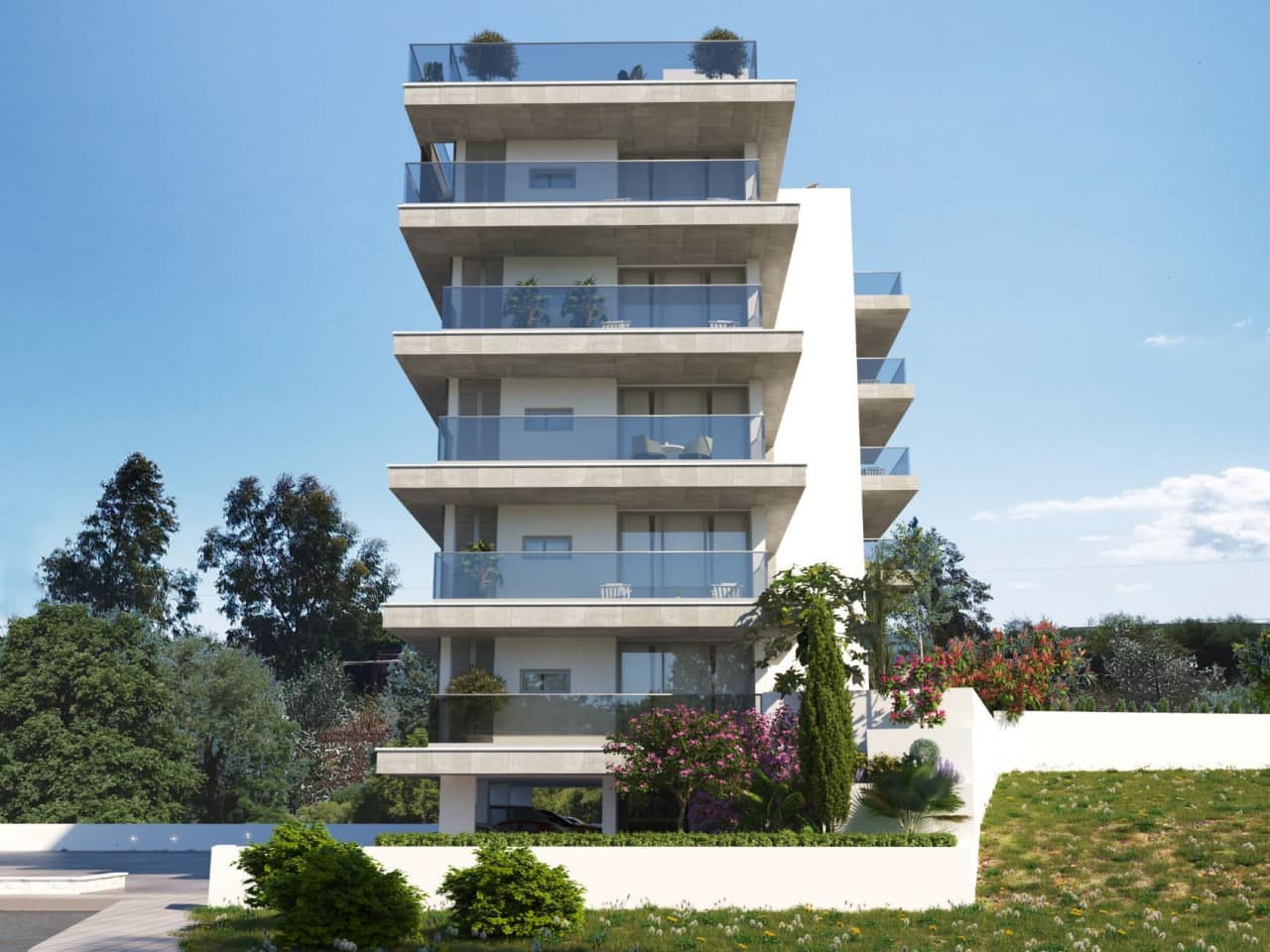 2-bedrooms apartments in Larnaca, Cyprus.