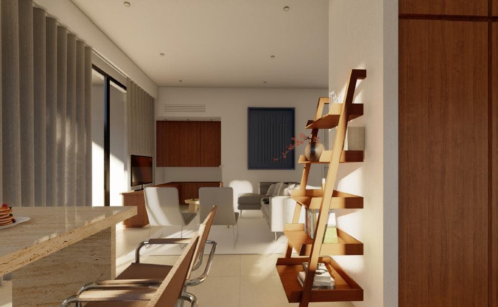 2-bedrooms apartments in Nicosia, Cyprus.