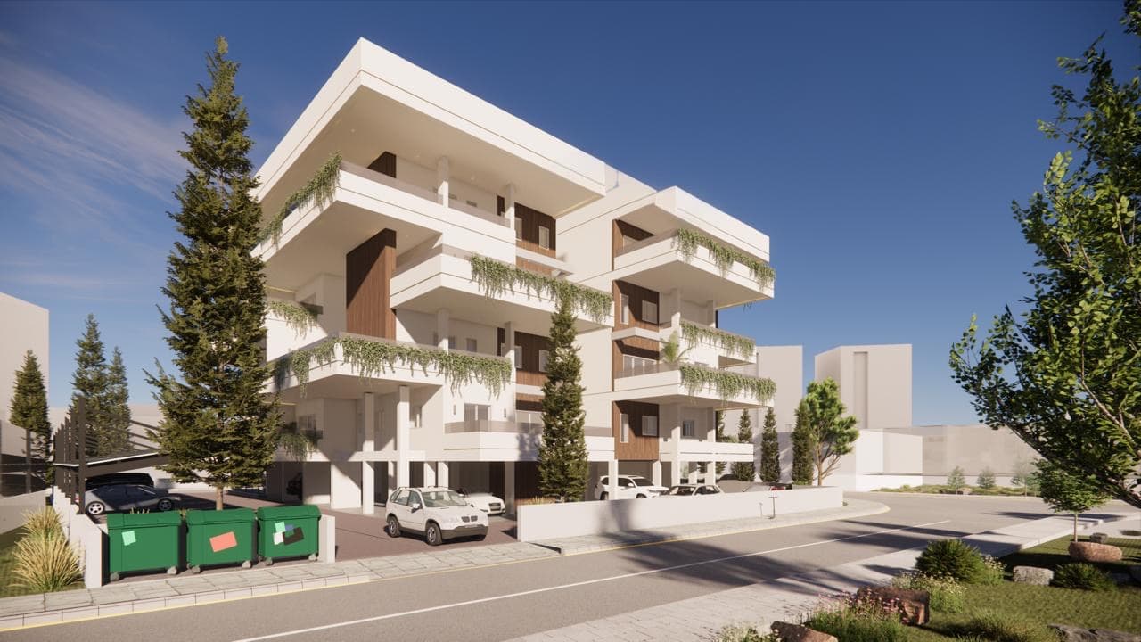 2-bedrooms apartments in Nicosia, Cyprus.