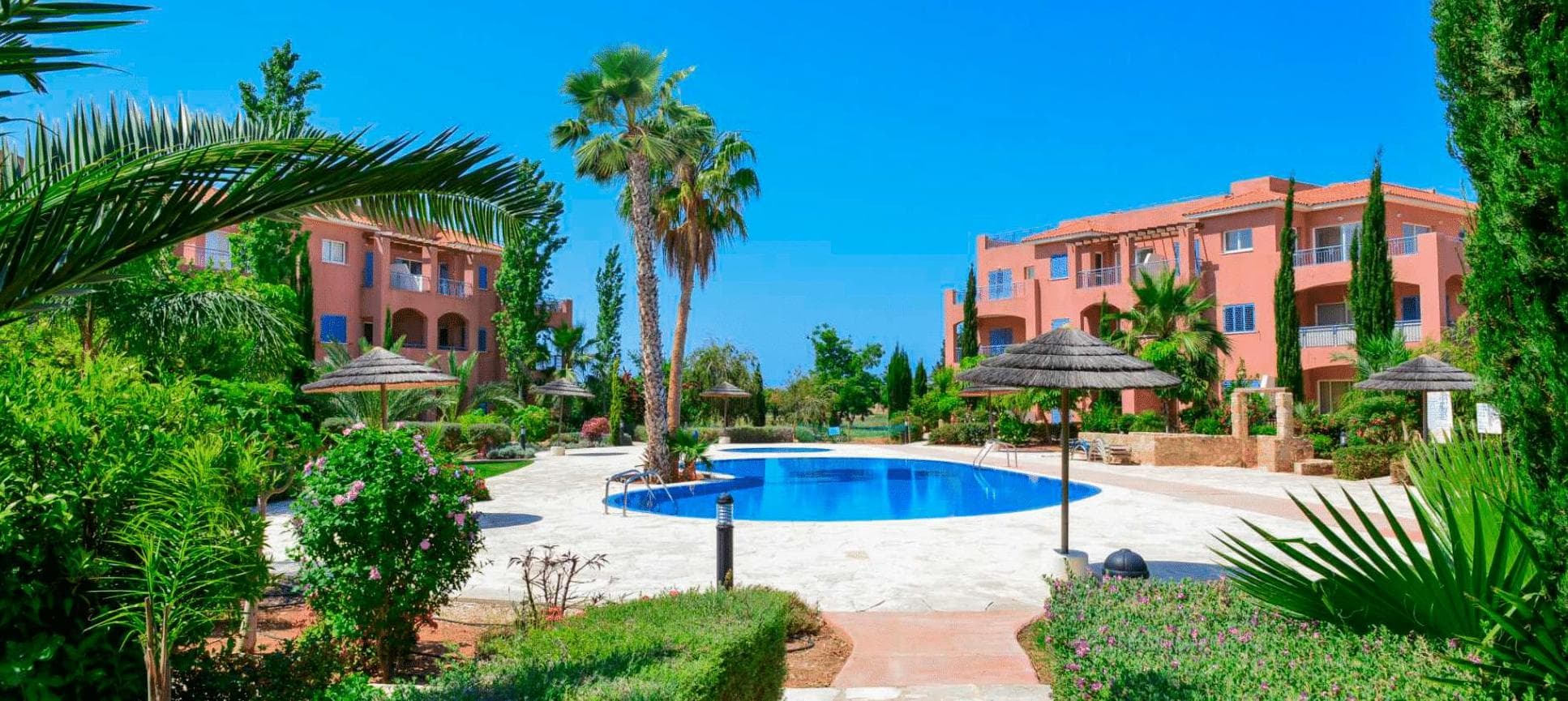 2-bedrooms apartments in Paphos, Cyprus.