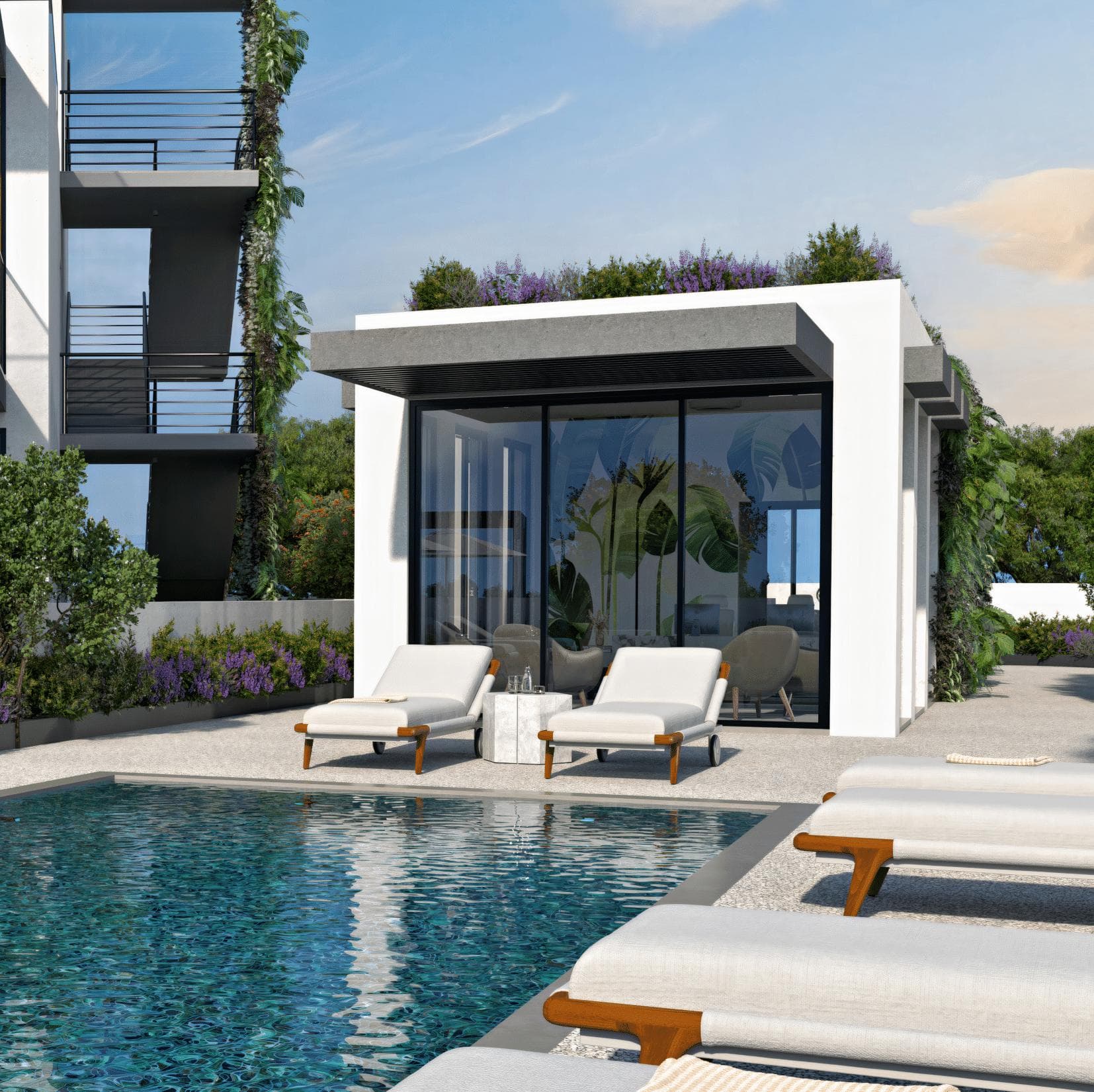 2-bedrooms apartments in Limassol, Cyprus.