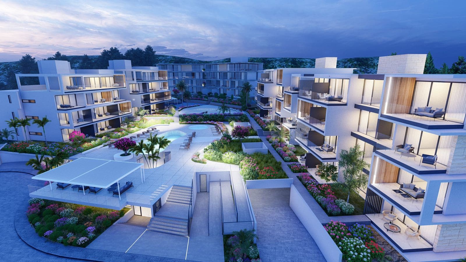 3-bedrooms apartments in Limassol, Cyprus.