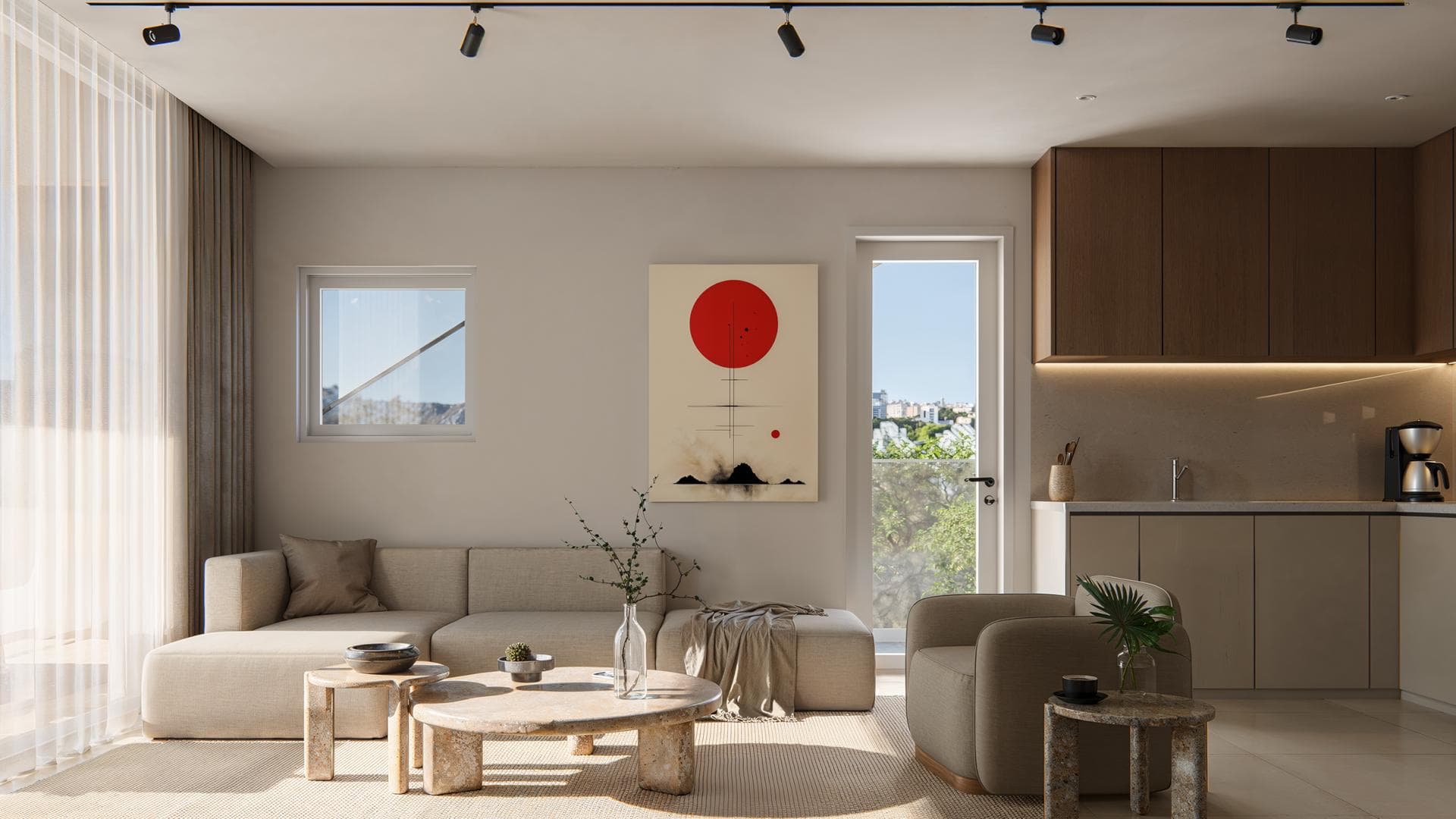 2-bedrooms apartments in Limassol, Cyprus.