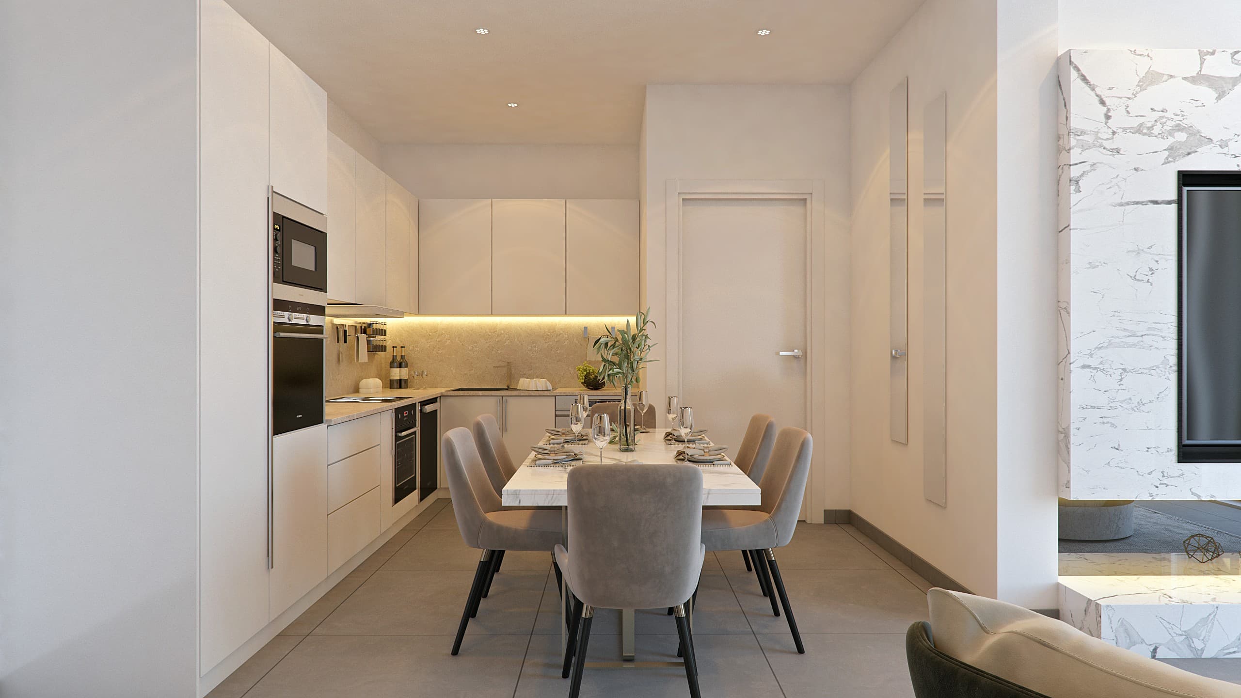 2-bedrooms apartments in Famagusta, Cyprus.