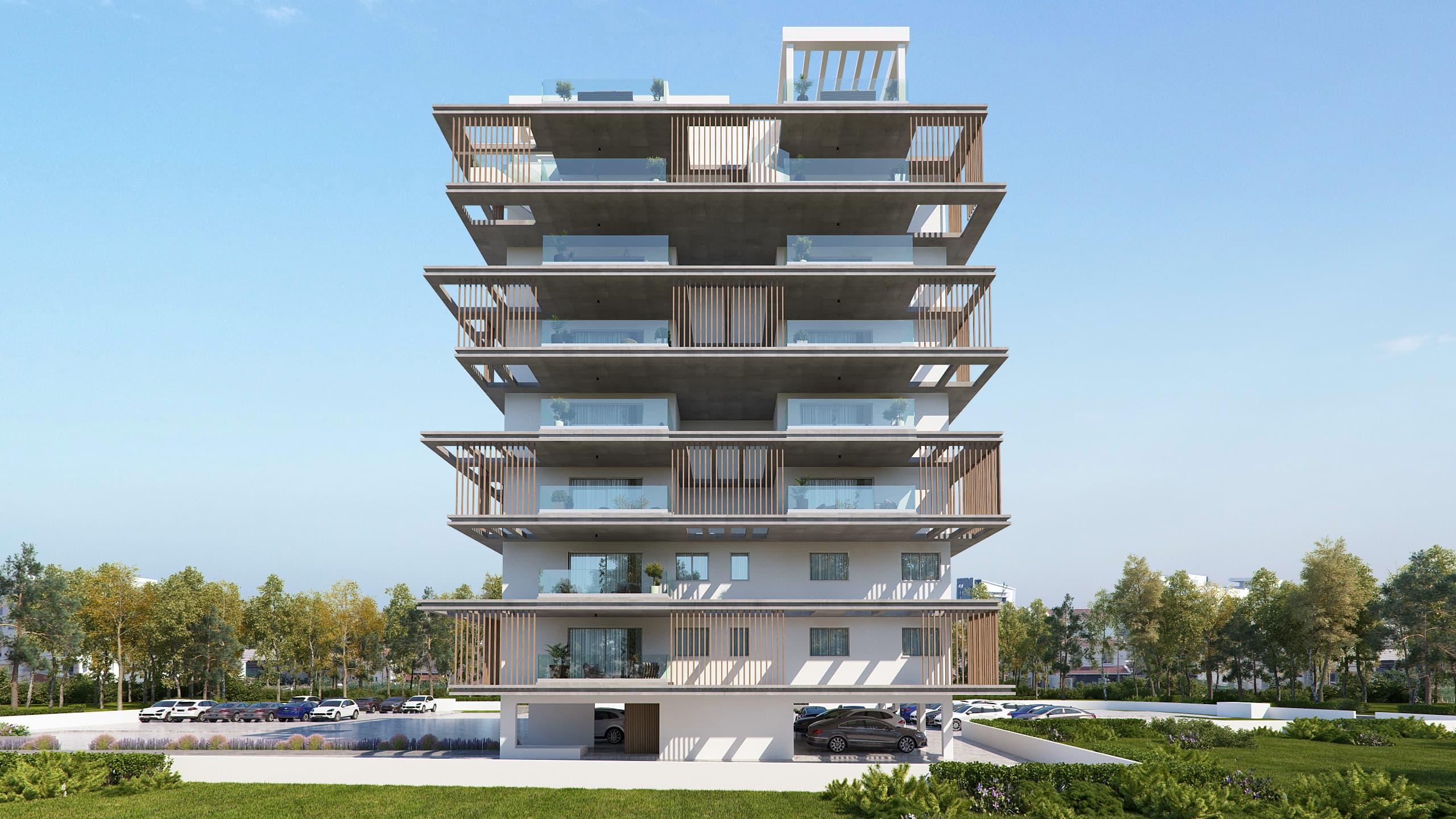 2-bedrooms apartments in Larnaca, Cyprus.