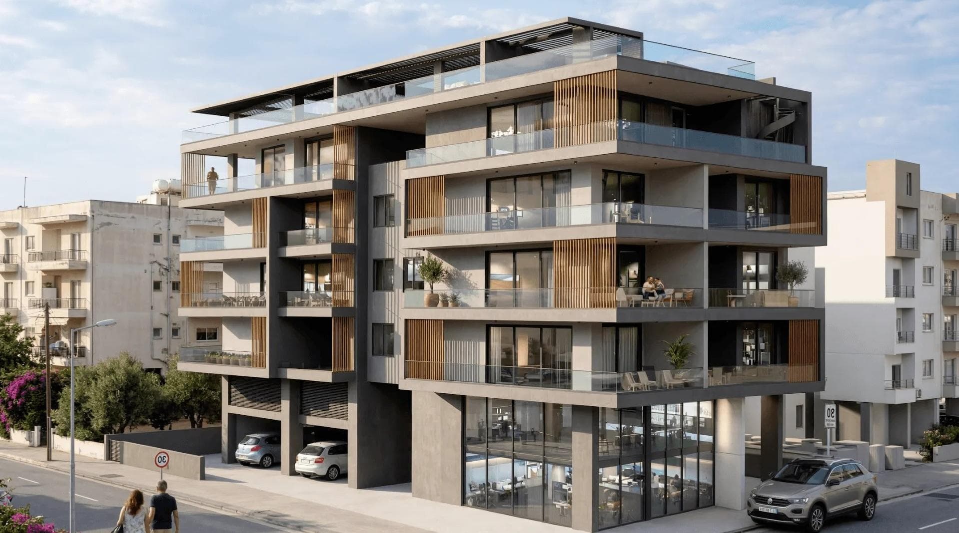 2-bedrooms apartments in Limassol, Cyprus.
