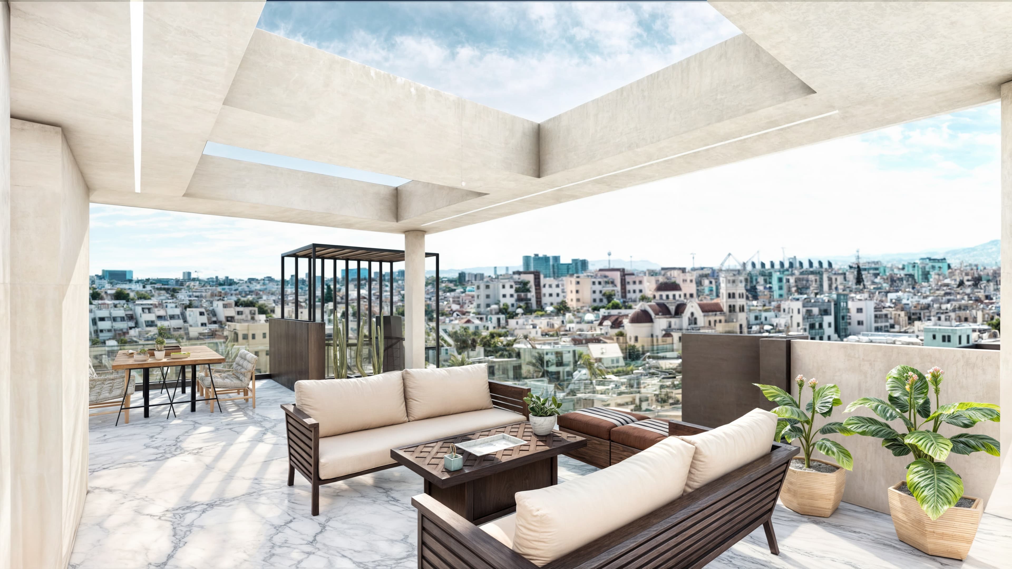 2-bedrooms apartments in Larnaca, Cyprus.