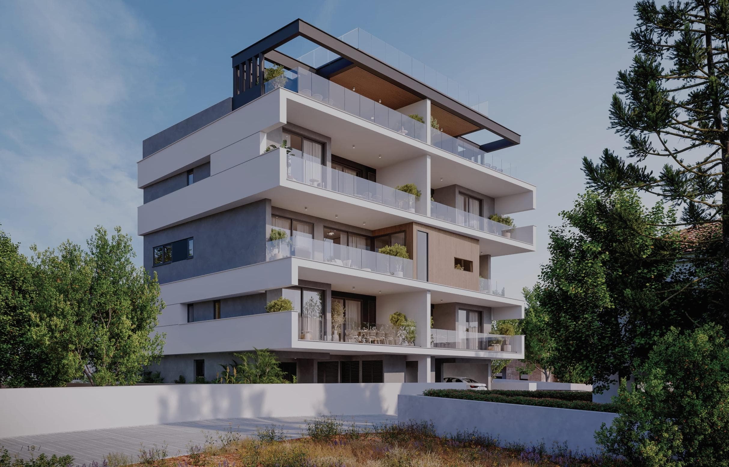 2-bedrooms apartments in Limassol, Cyprus.