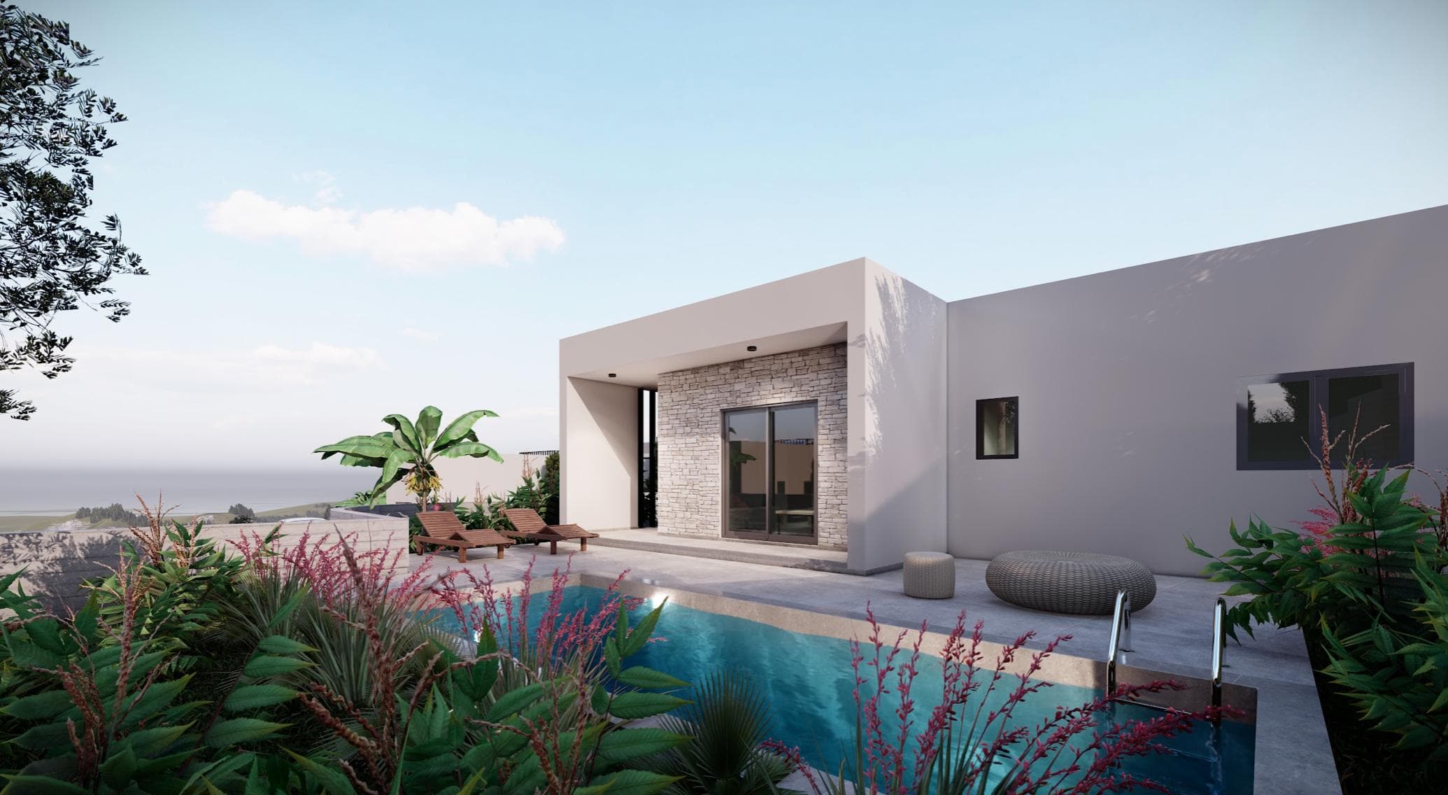 3-bedrooms house in Paphos, Cyprus.