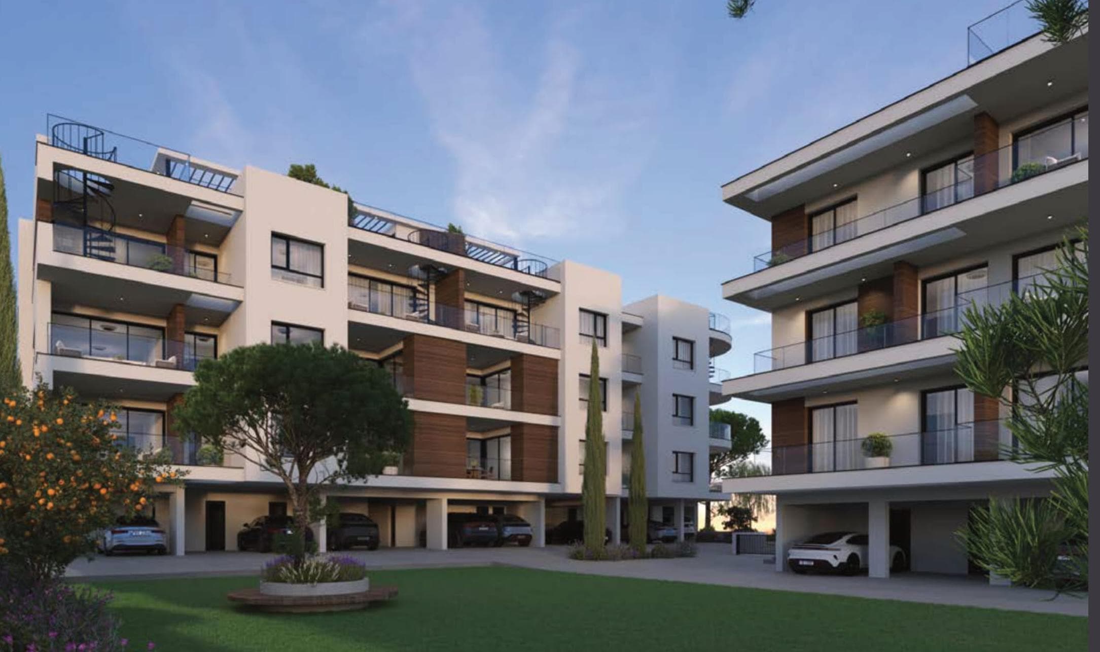 2-bedrooms apartments in Limassol, Cyprus.