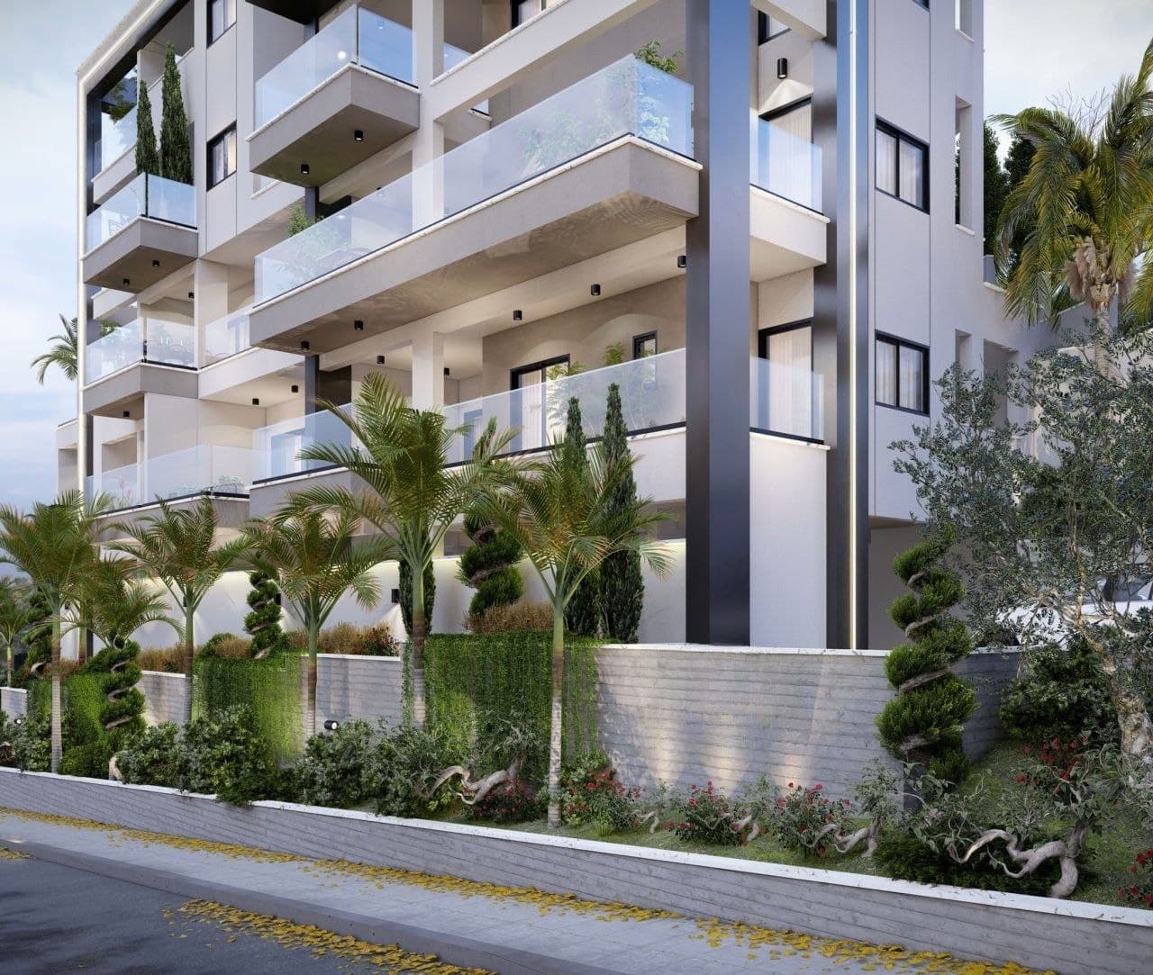 3-bedrooms apartments in Limassol, Cyprus.