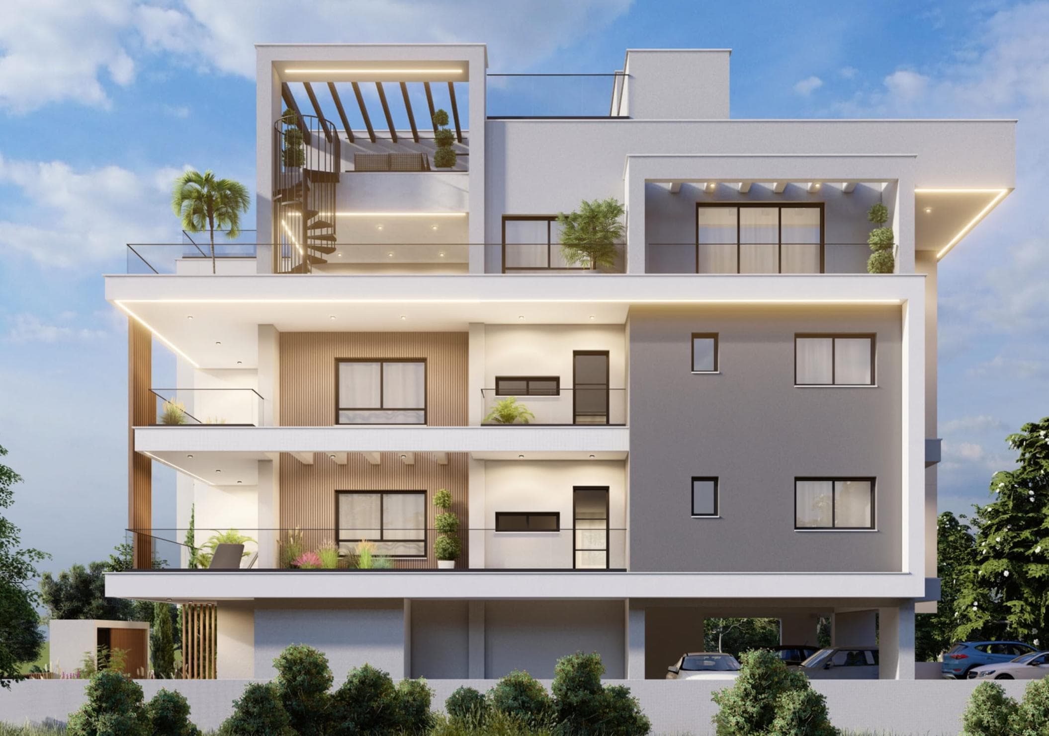 2-bedrooms apartments in Limassol, Cyprus.